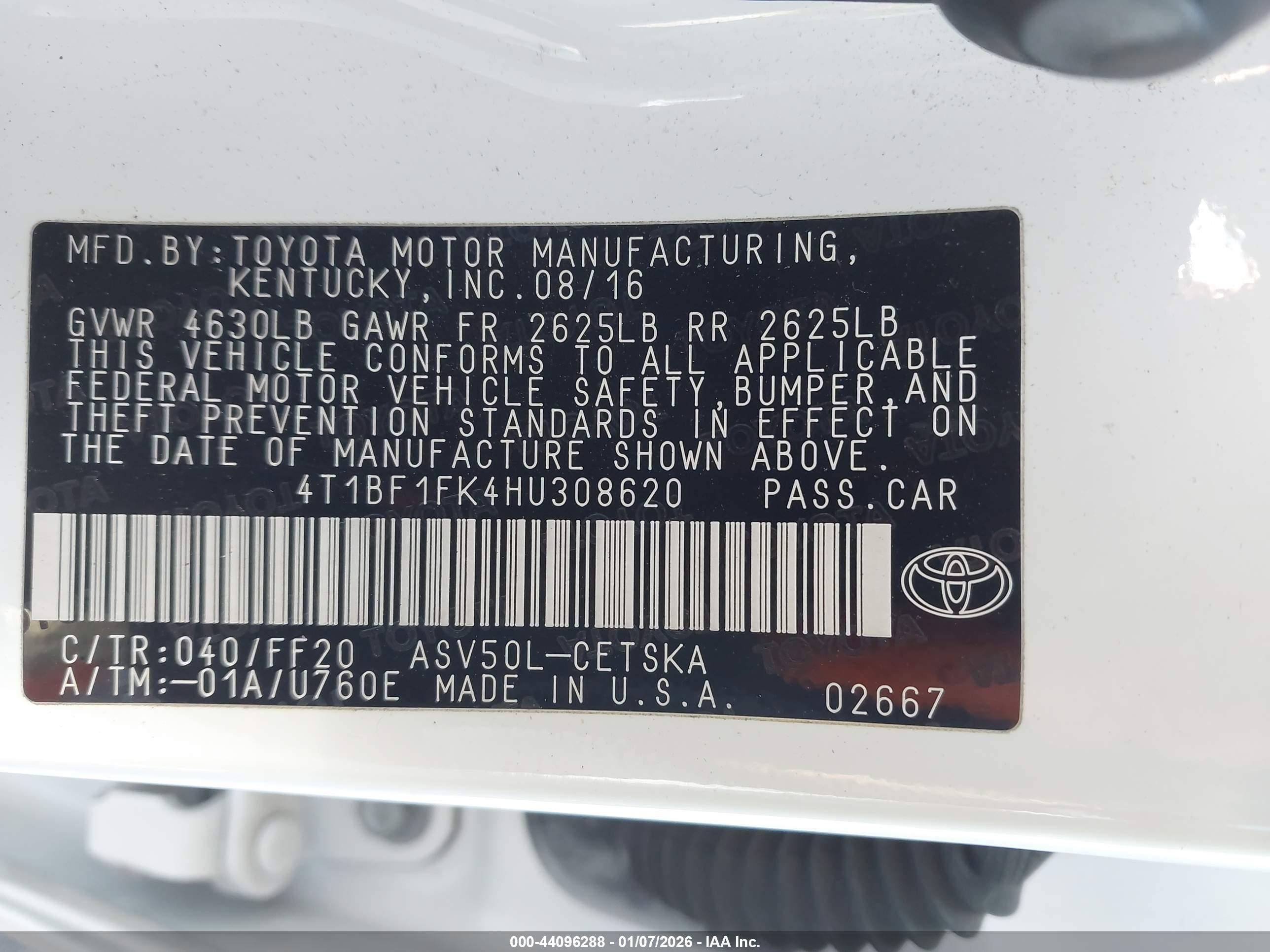 TOYOTA CAMRY image 9