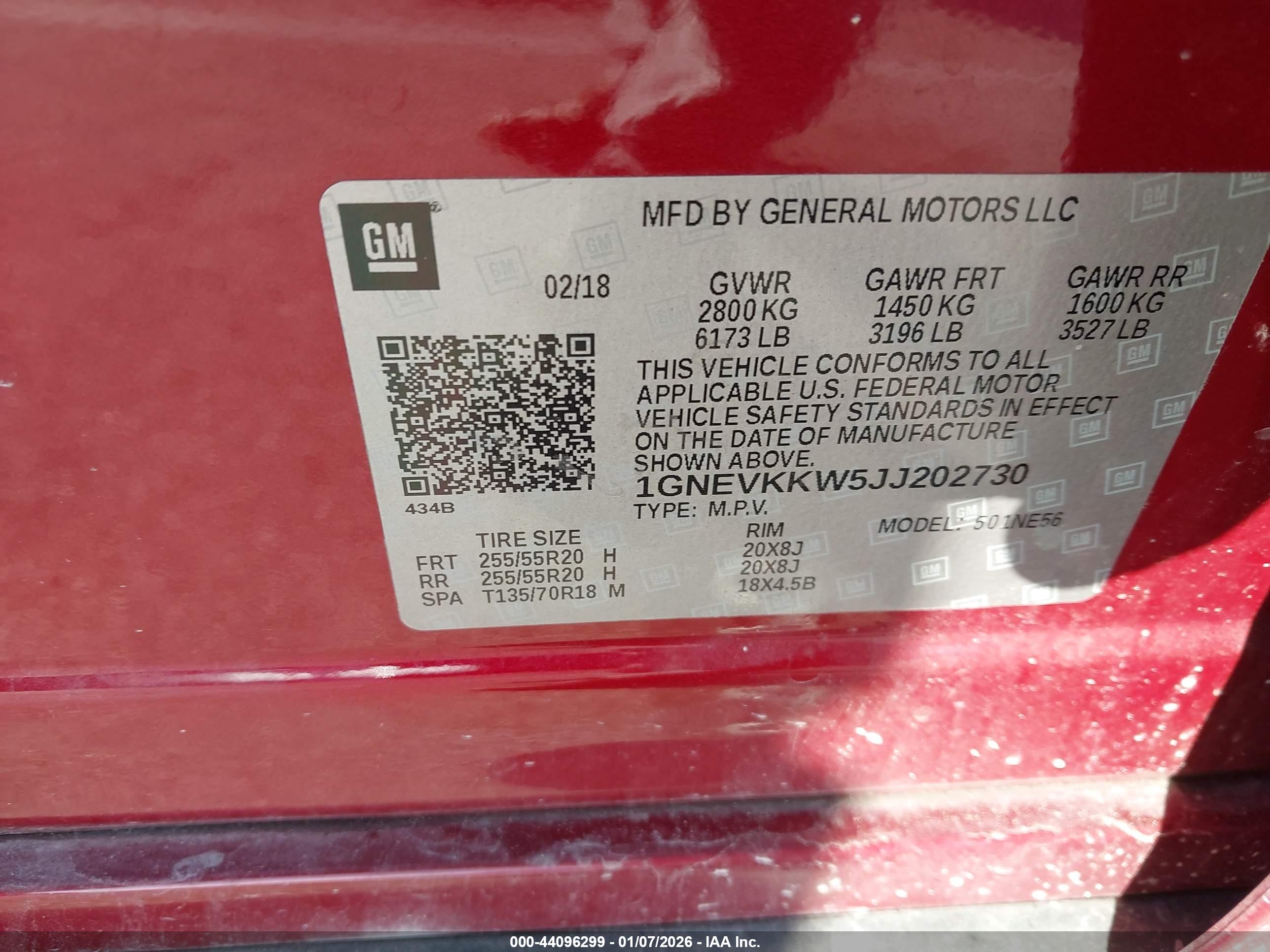 CHEVROLET TRAVERSE image 9