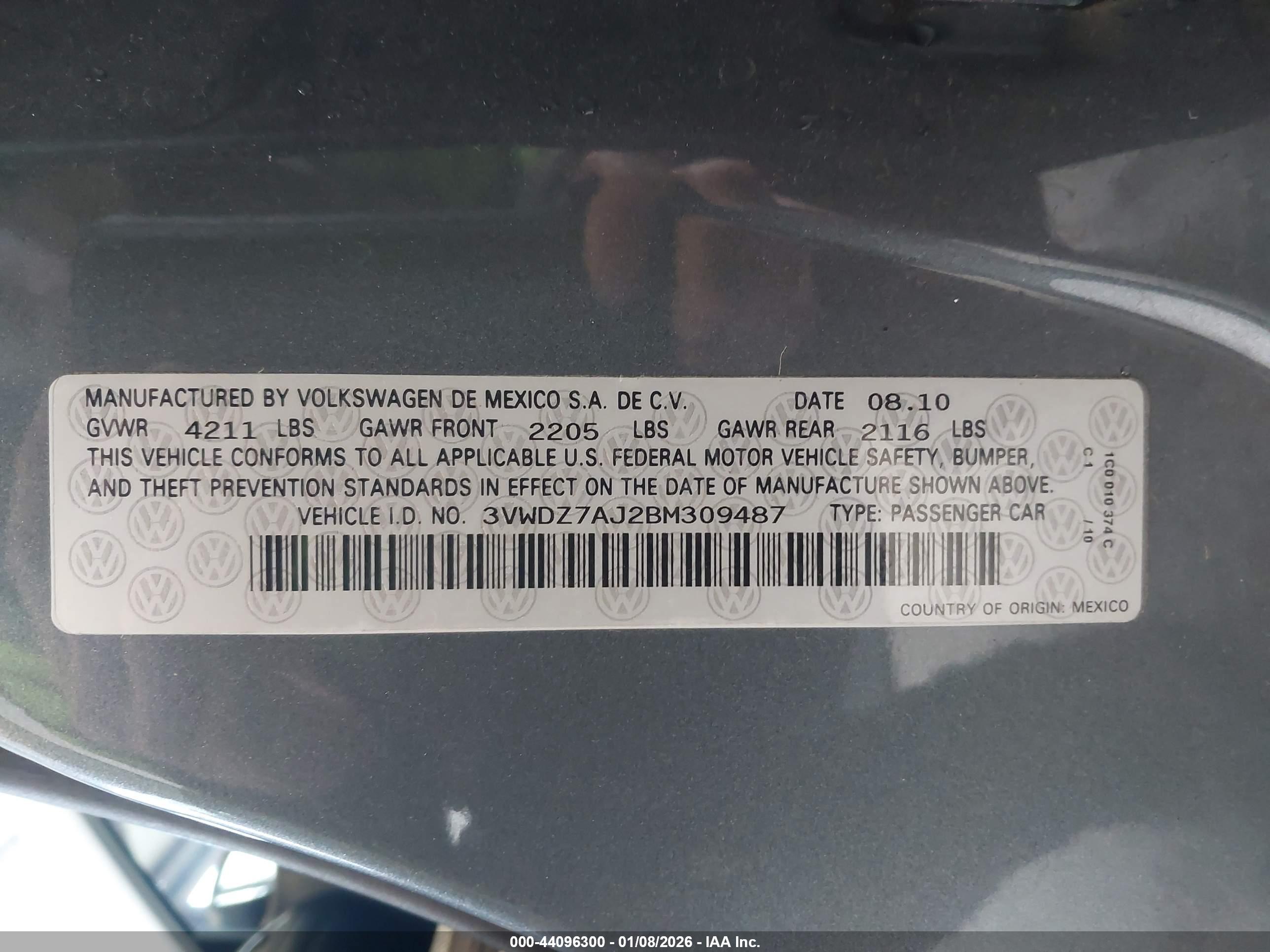 VOLKSWAGEN JETTA image 9