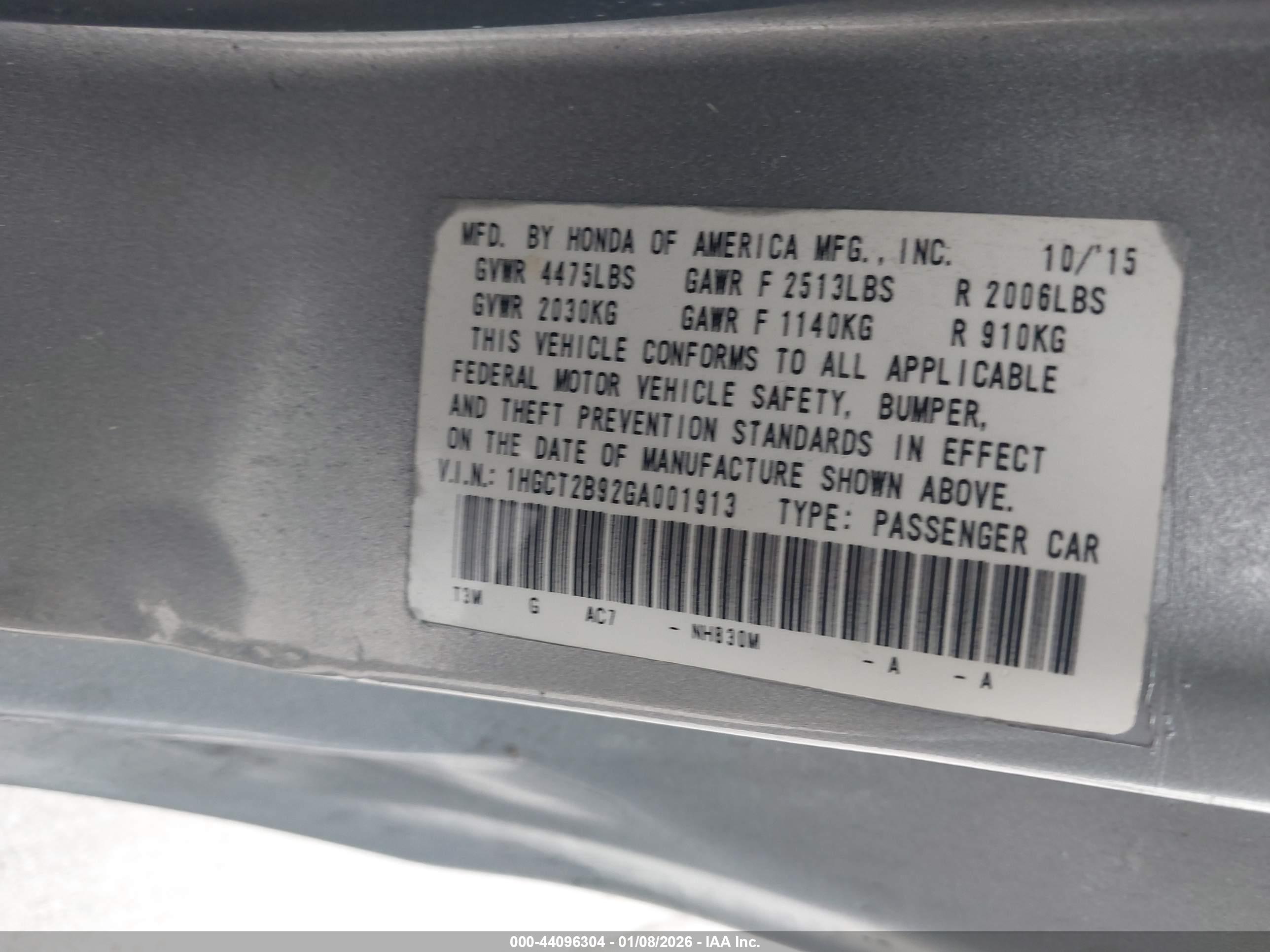 HONDA ACCORD image 9