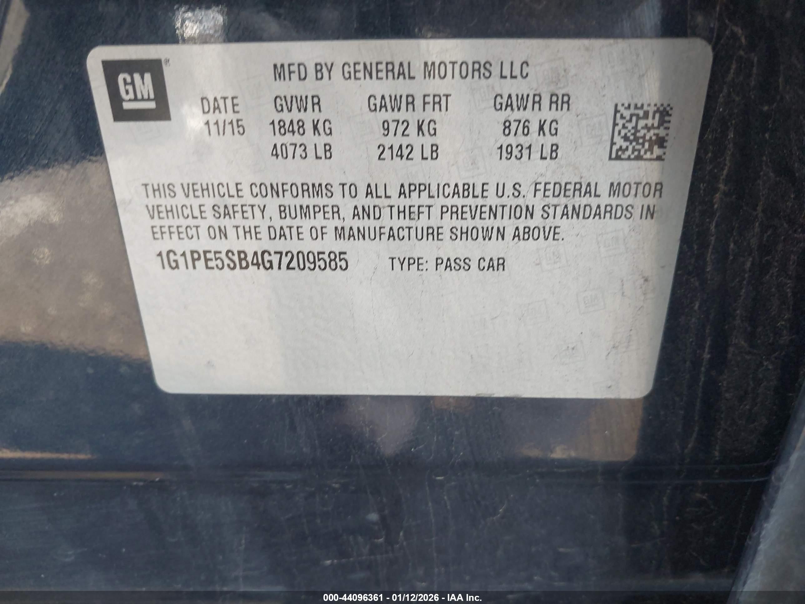 CHEVROLET CRUZE image 9