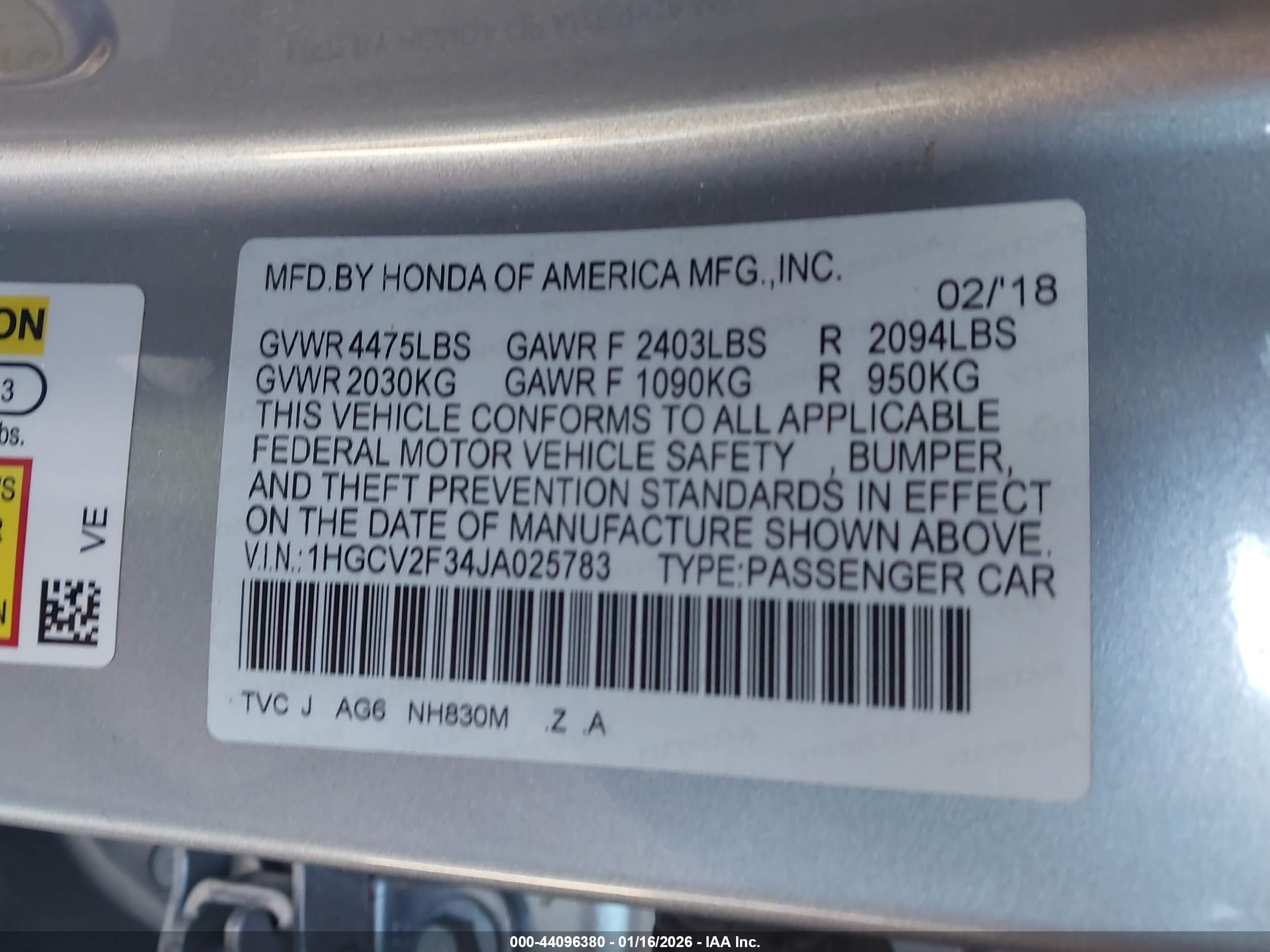 HONDA ACCORD image 9