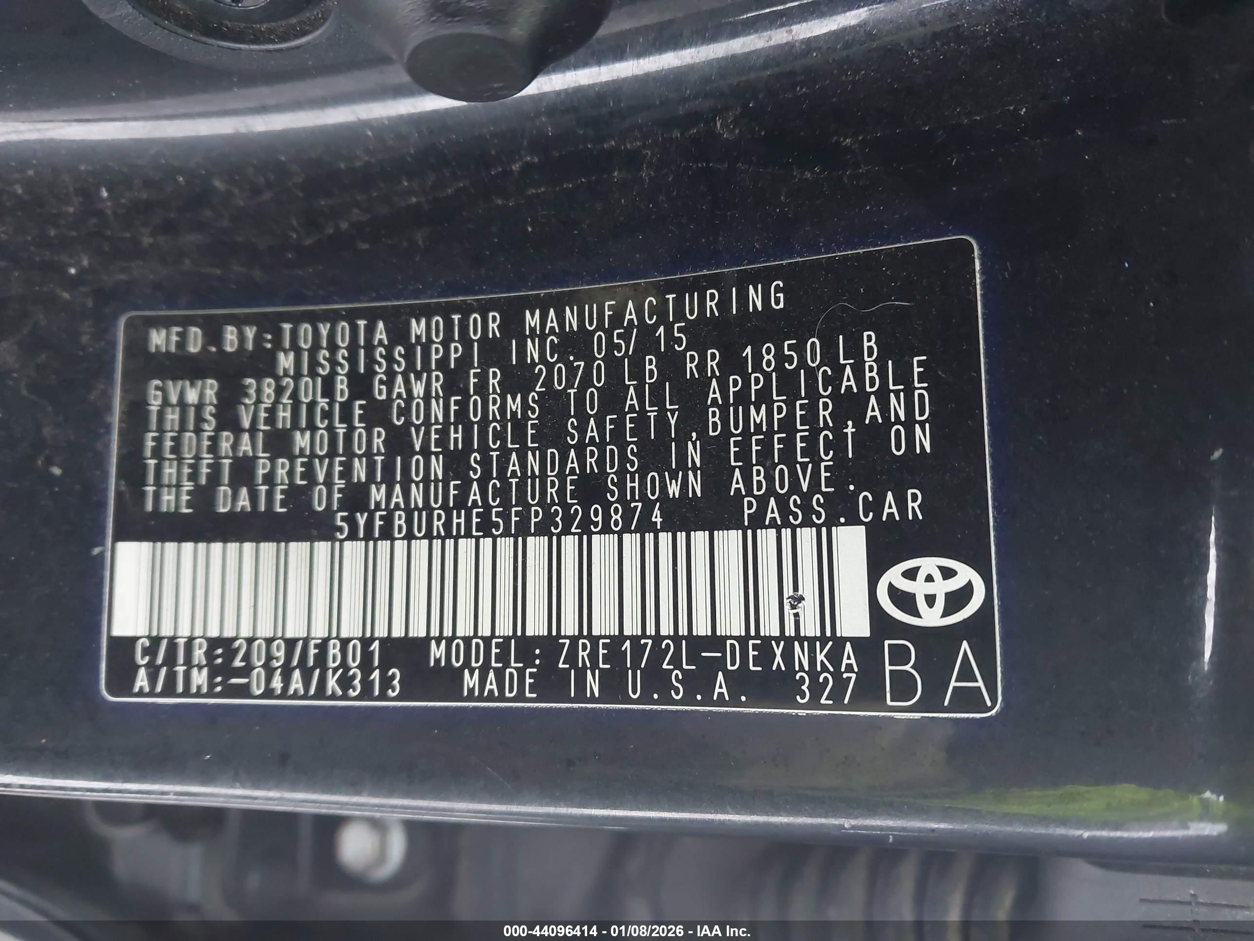 TOYOTA COROLLA image 9