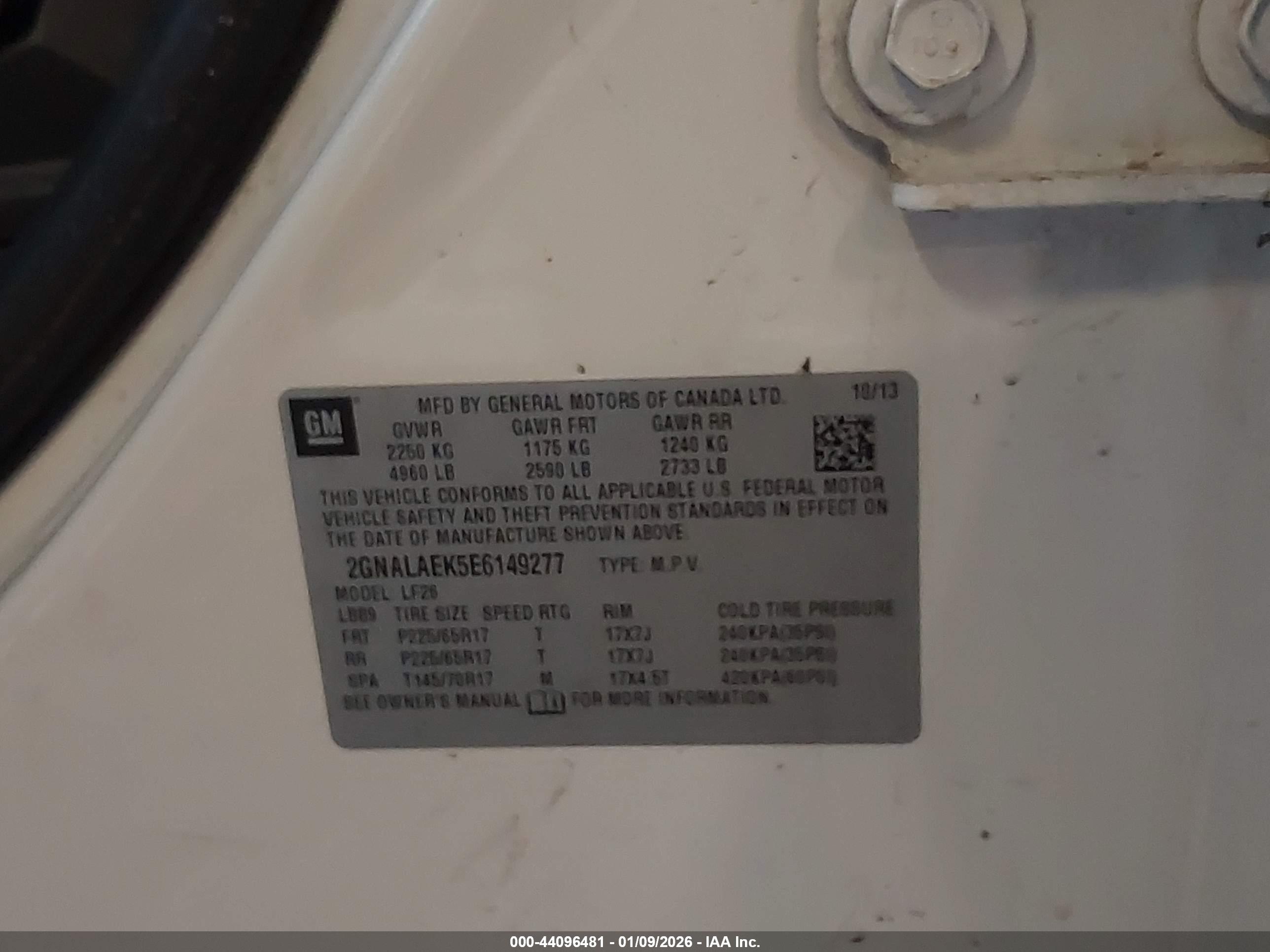 CHEVROLET EQUINOX image 9
