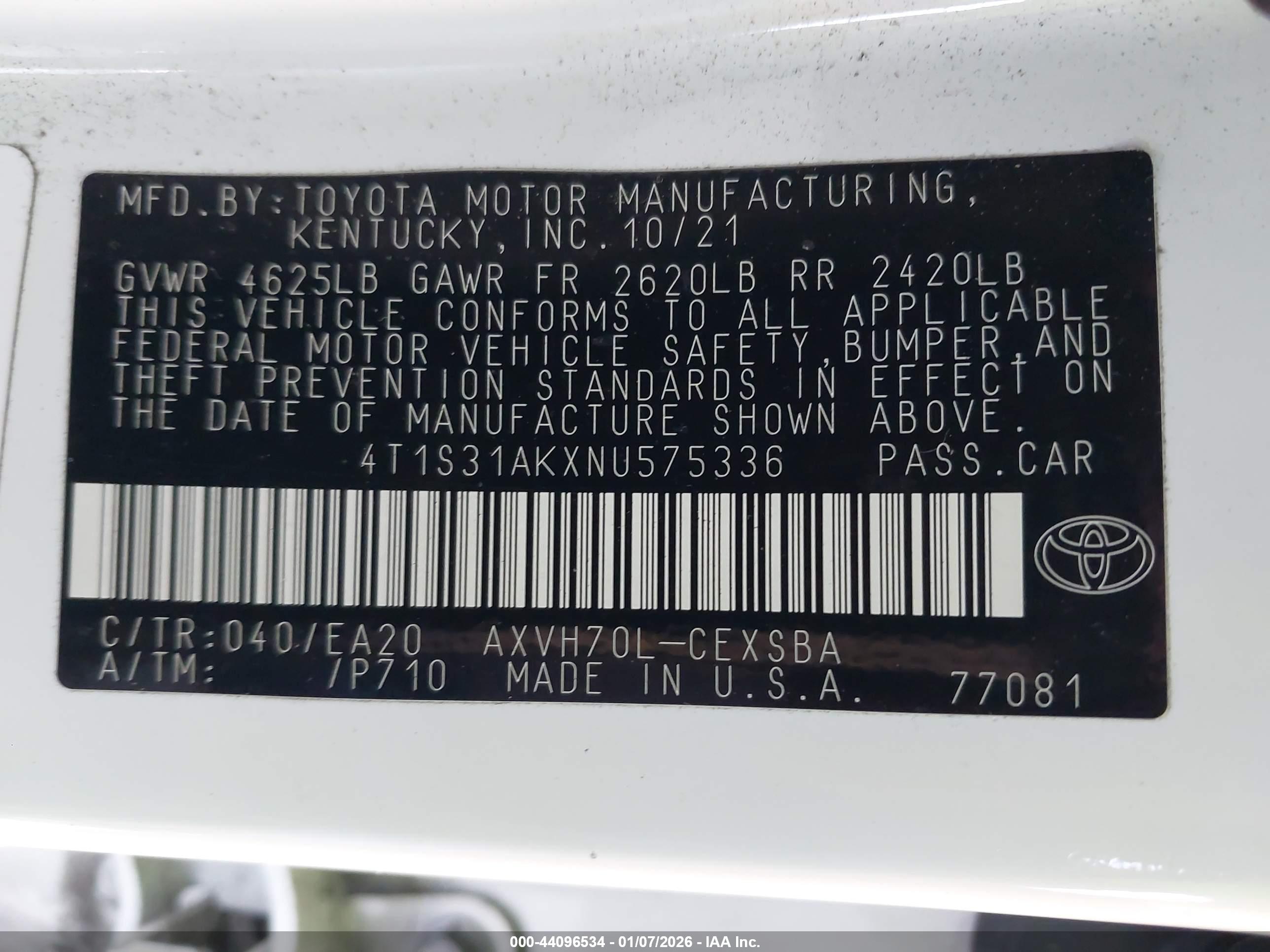 TOYOTA CAMRY image 9