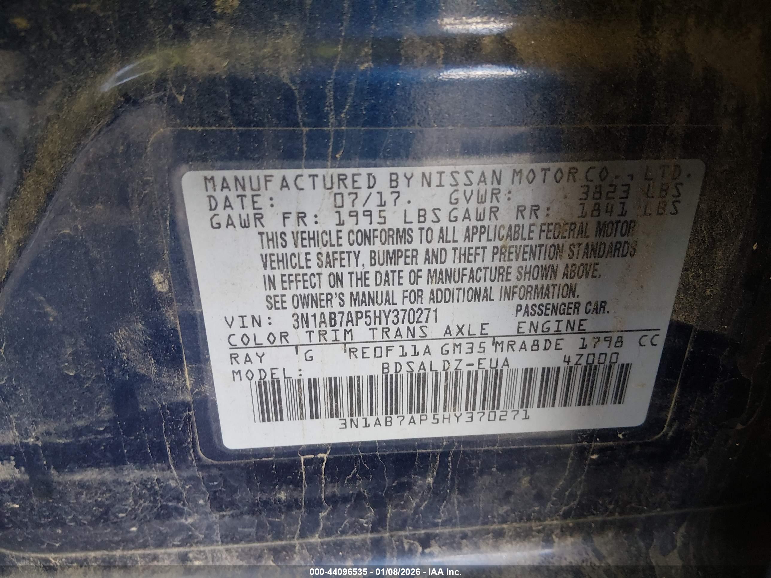 NISSAN SENTRA image 9