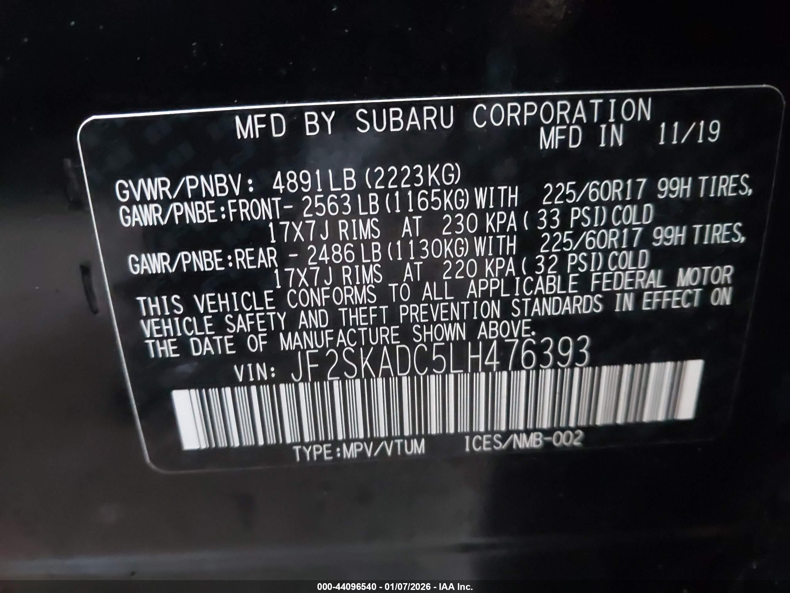 SUBARU FORESTER image 9