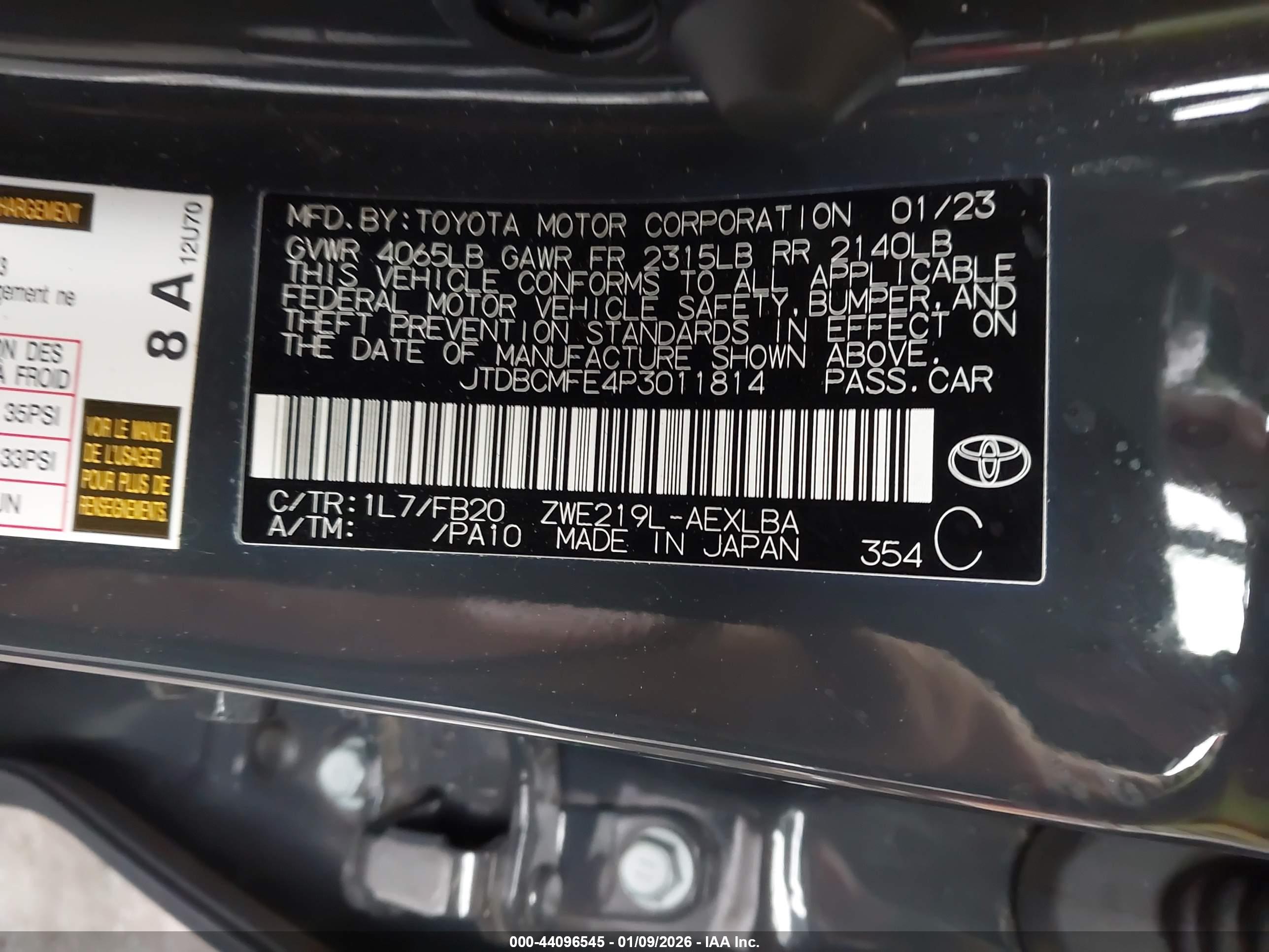 TOYOTA COROLLA image 9