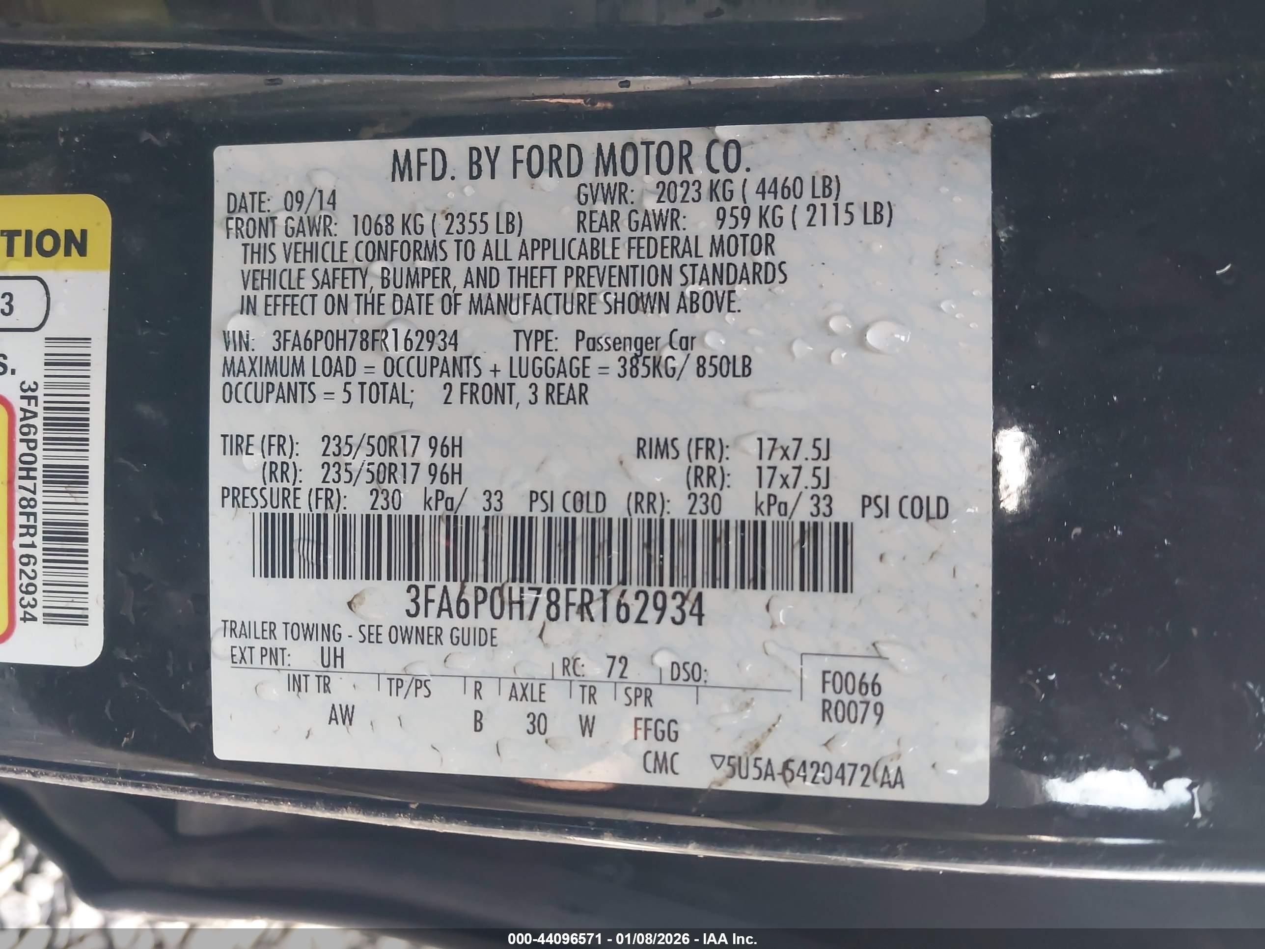 FORD FUSION image 9