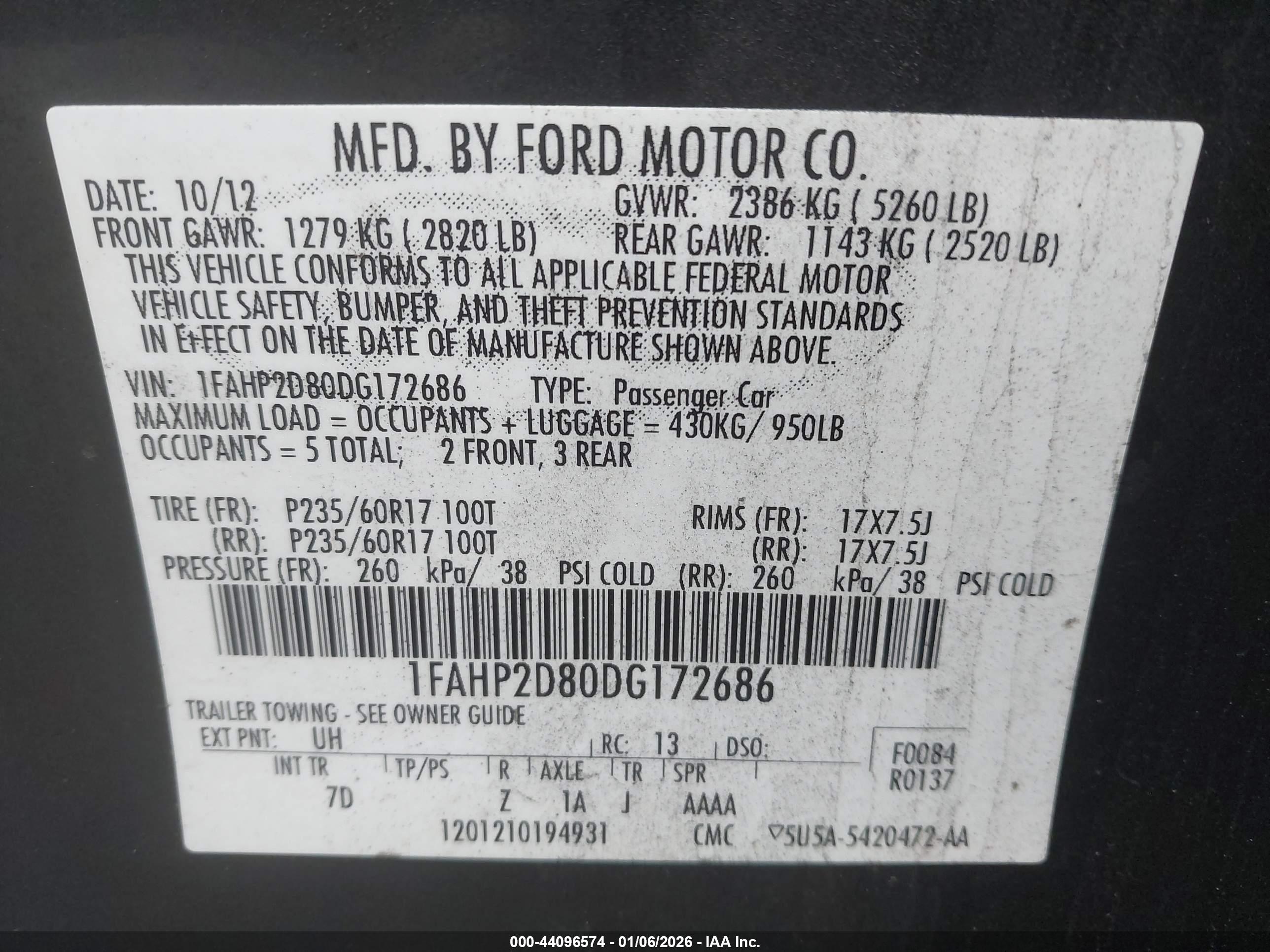 FORD TAURUS image 9