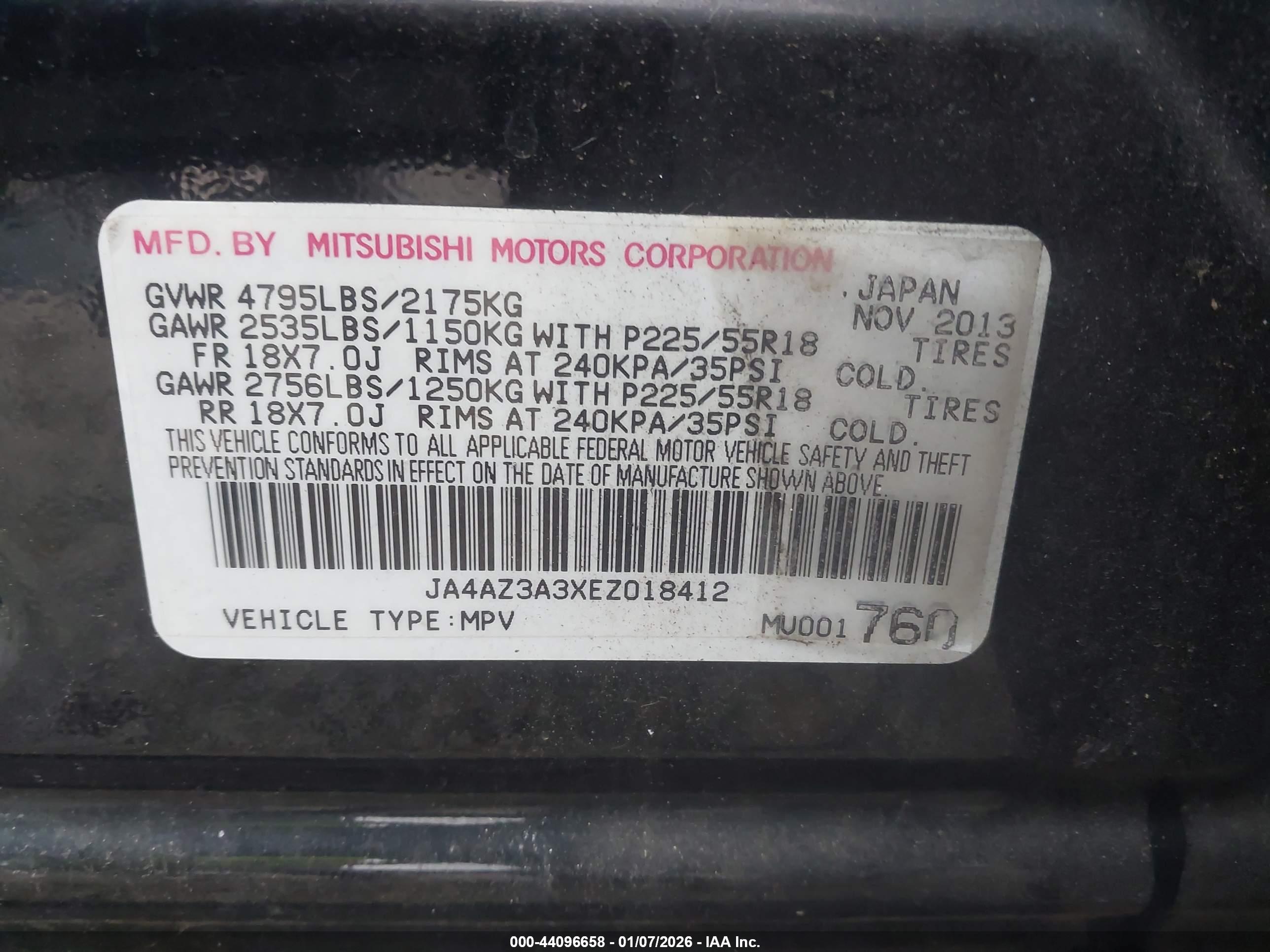 MITSUBISHI OUTLANDER image 9