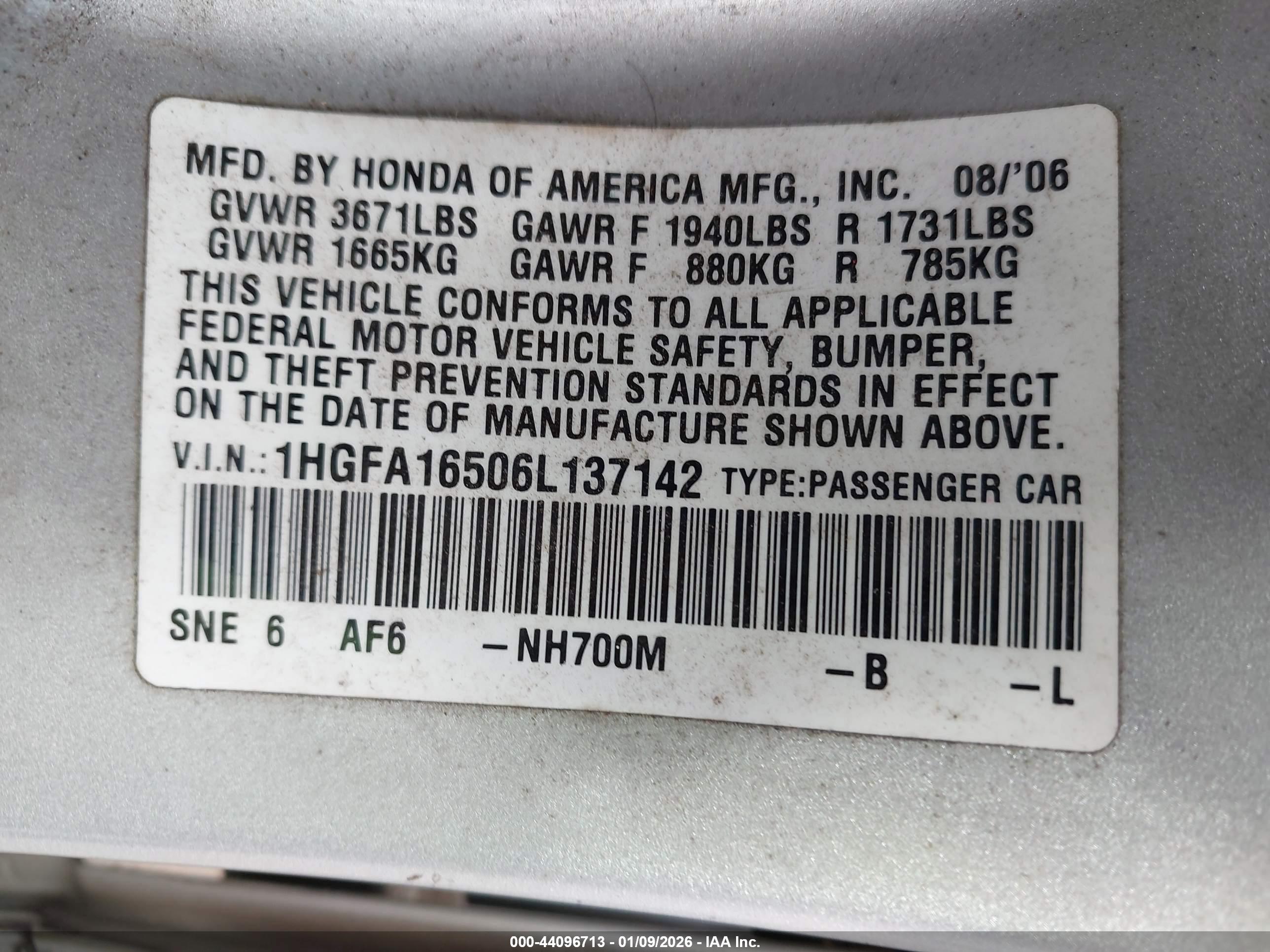 HONDA CIVIC image 9