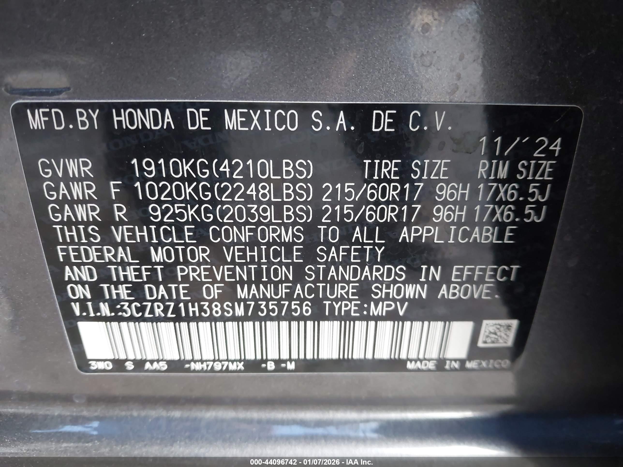 HONDA HR-V image 9