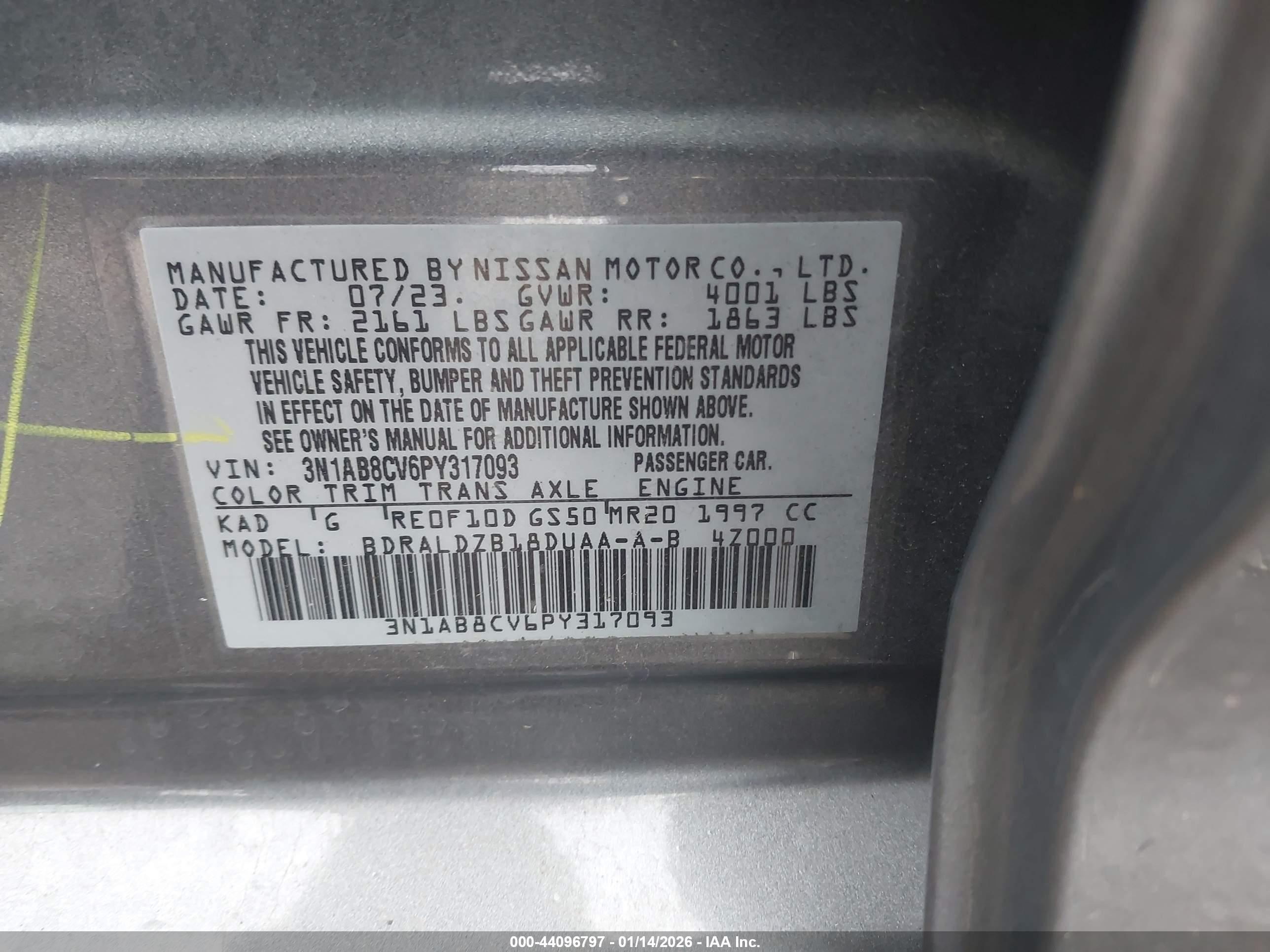 NISSAN SENTRA image 9