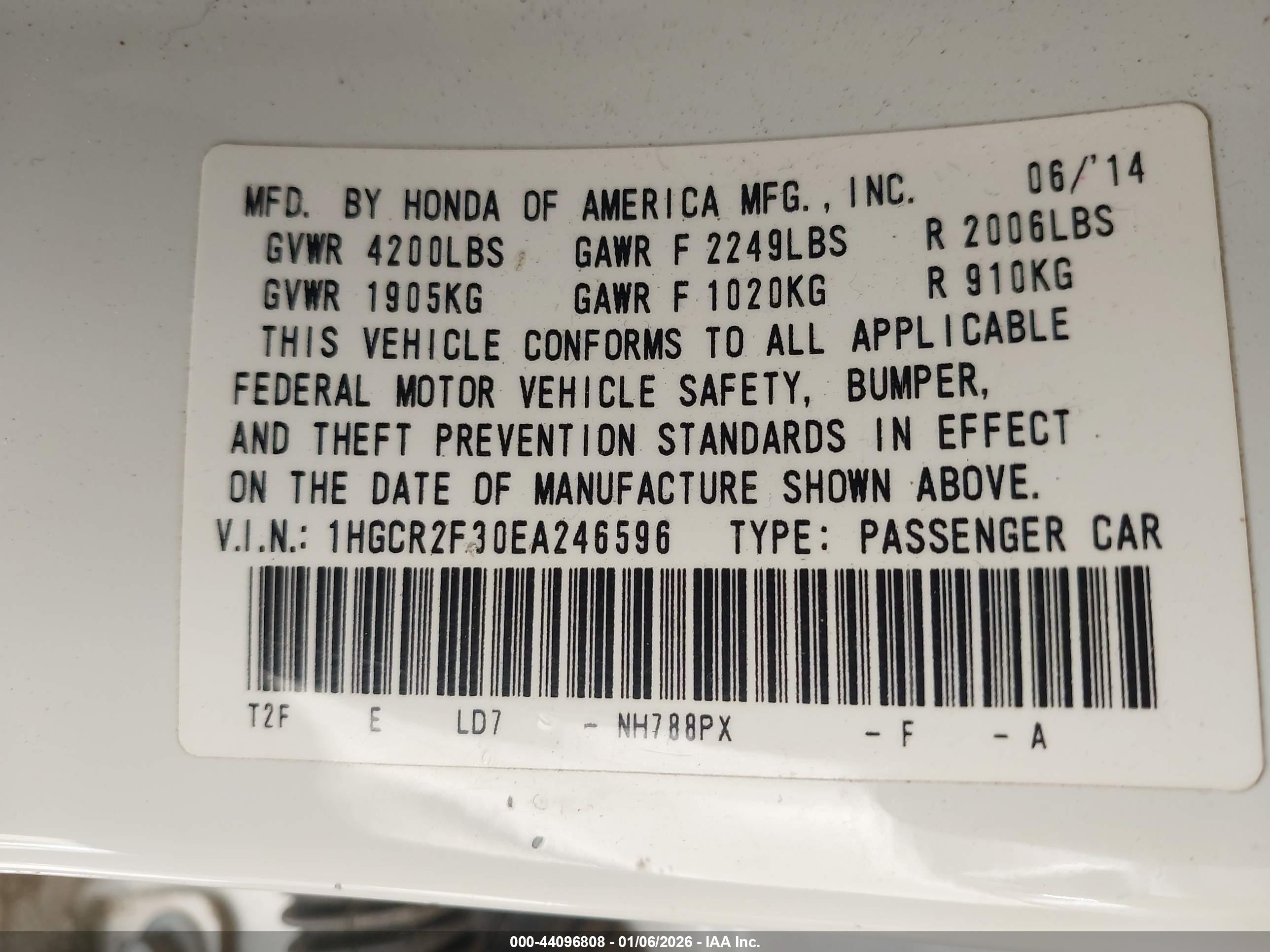 HONDA ACCORD image 9