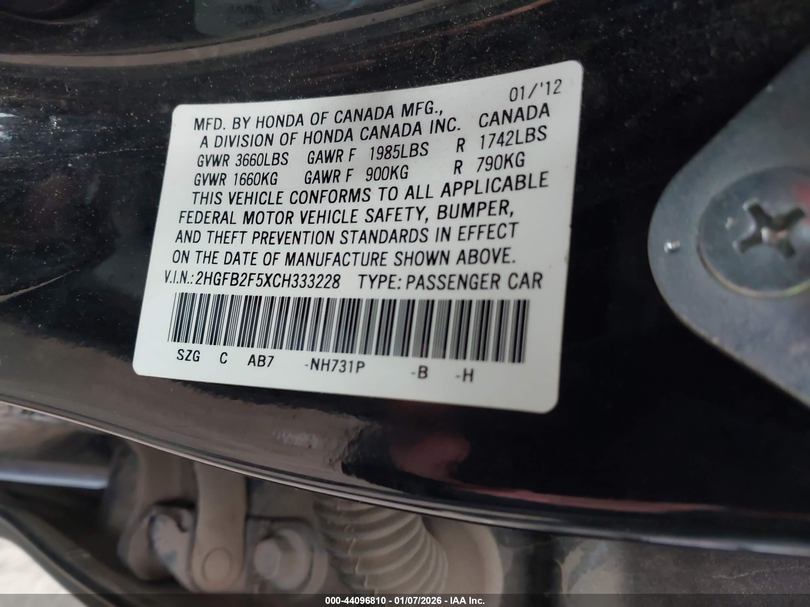 HONDA CIVIC image 9