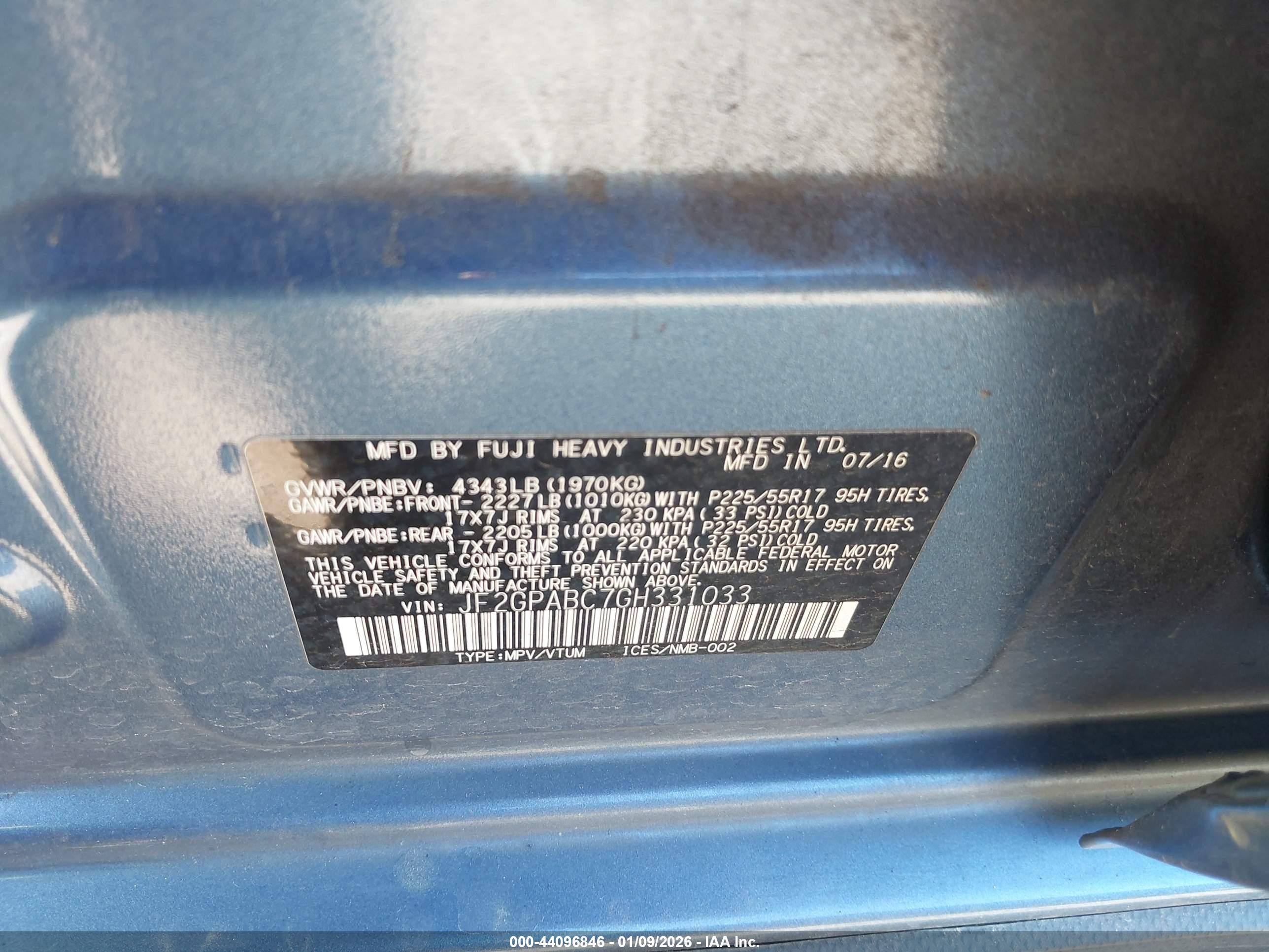 SUBARU CROSSTREK image 9