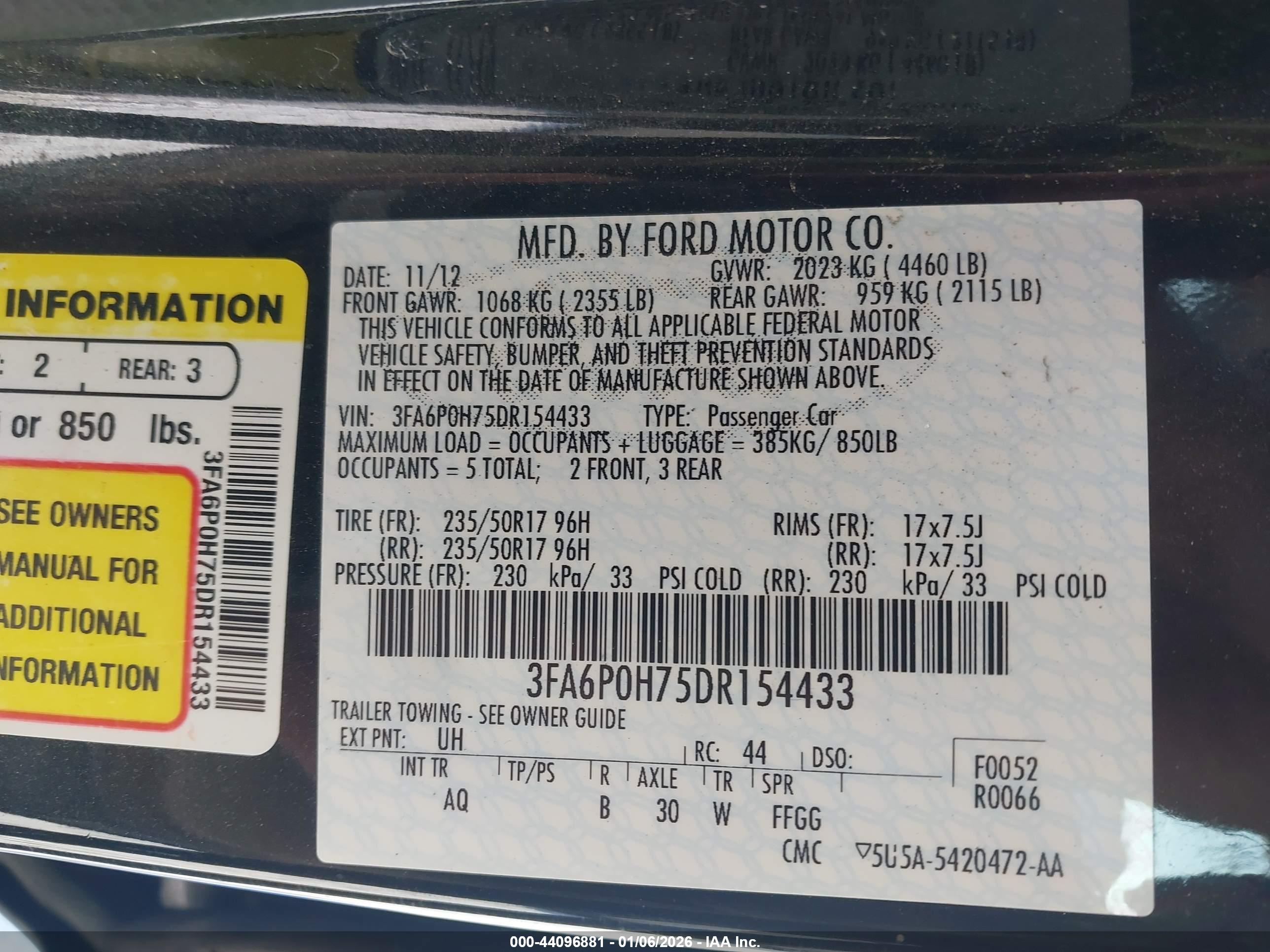 FORD FUSION image 9