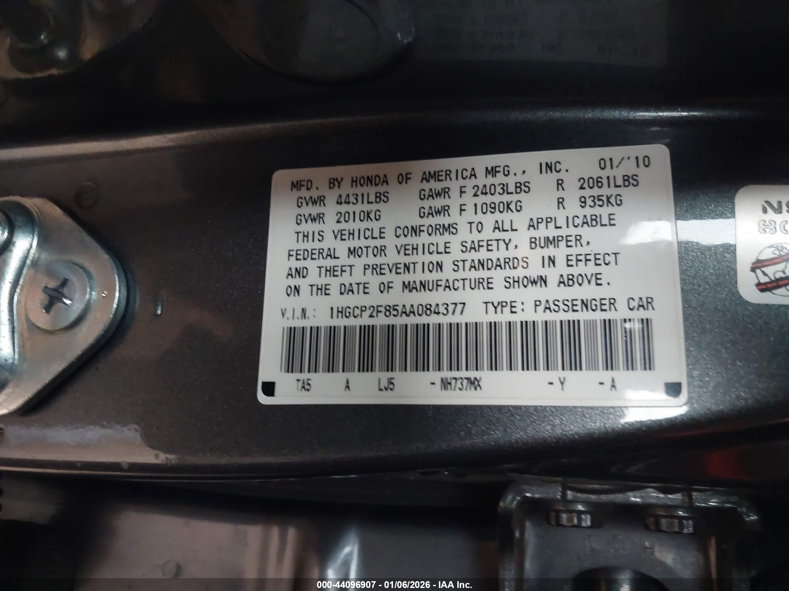 HONDA ACCORD image 9