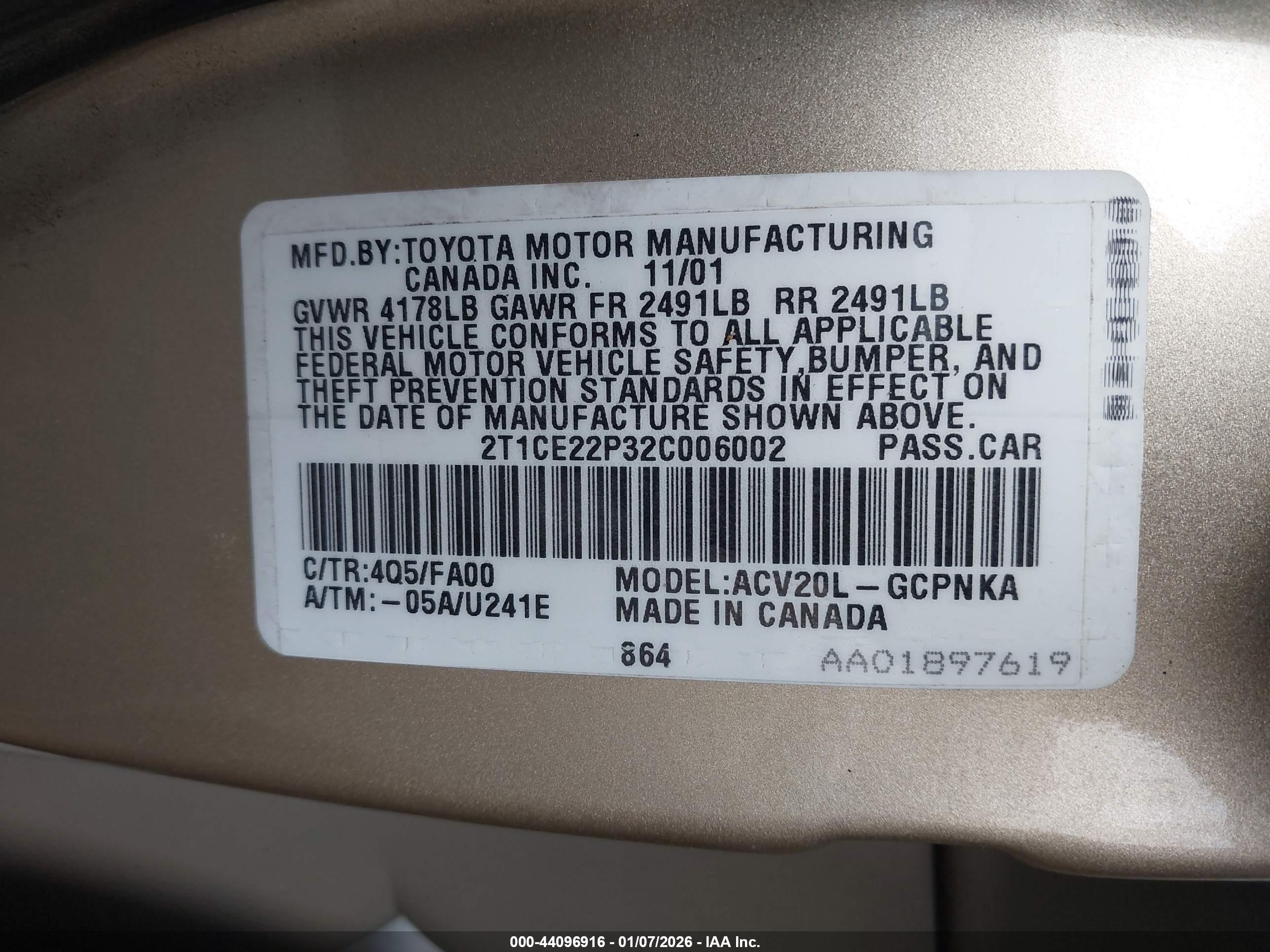 TOYOTA CAMRY image 9