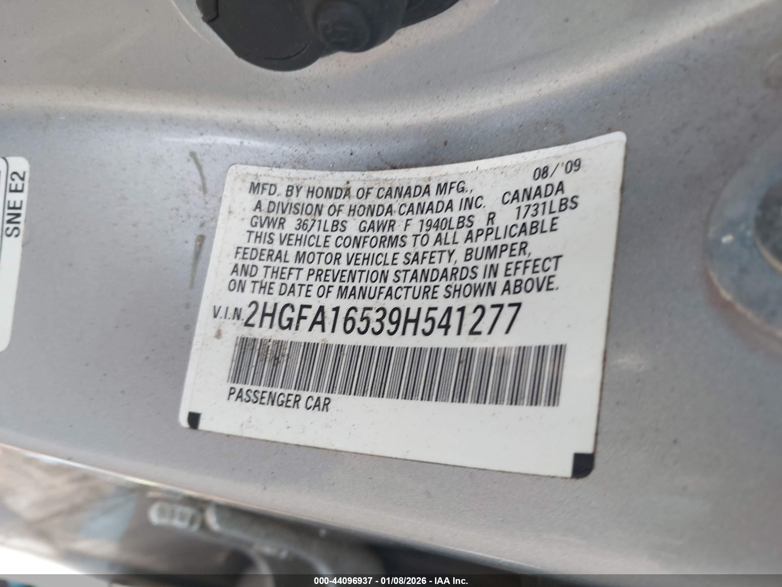HONDA CIVIC image 9