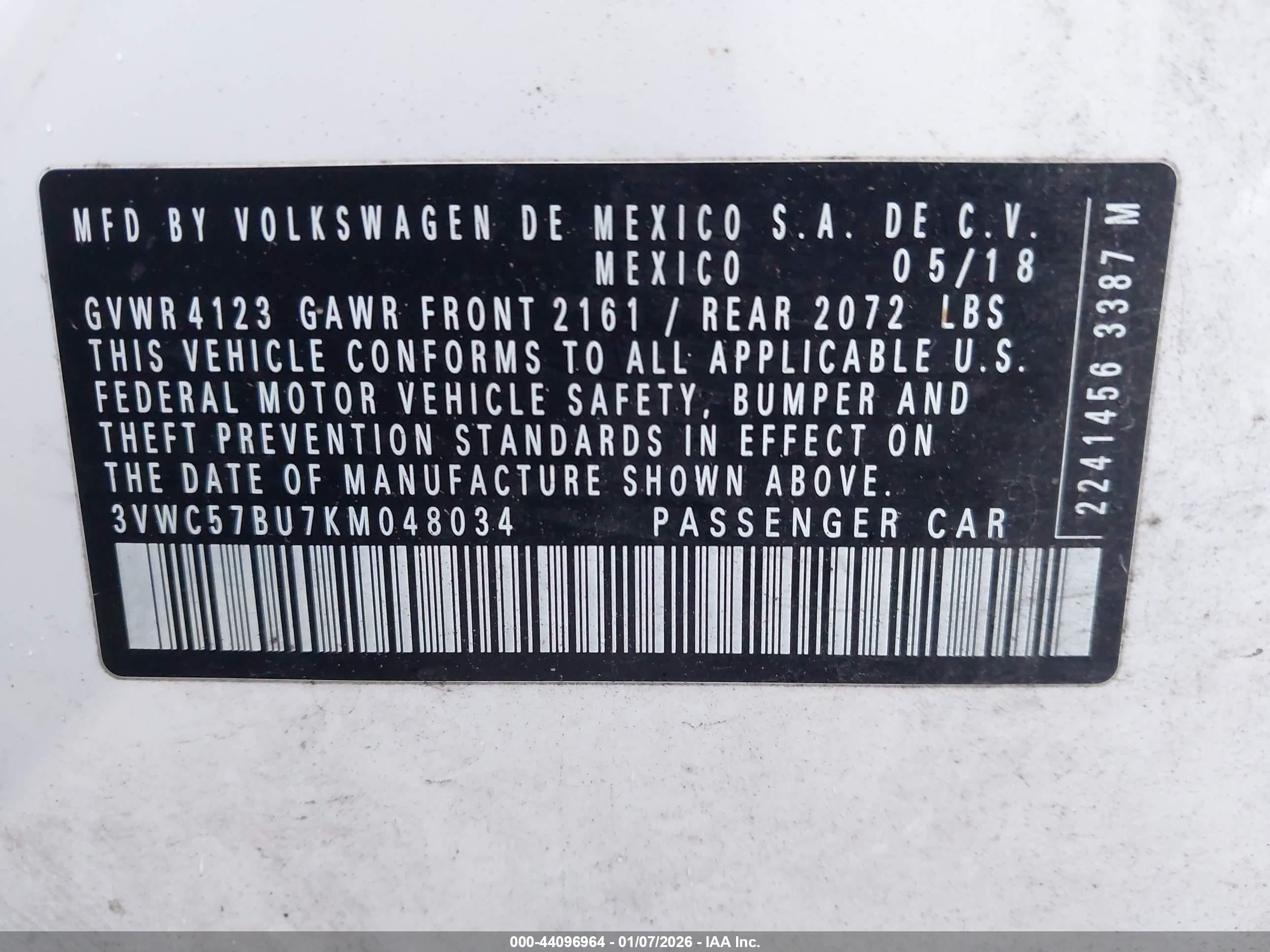 VOLKSWAGEN JETTA image 9