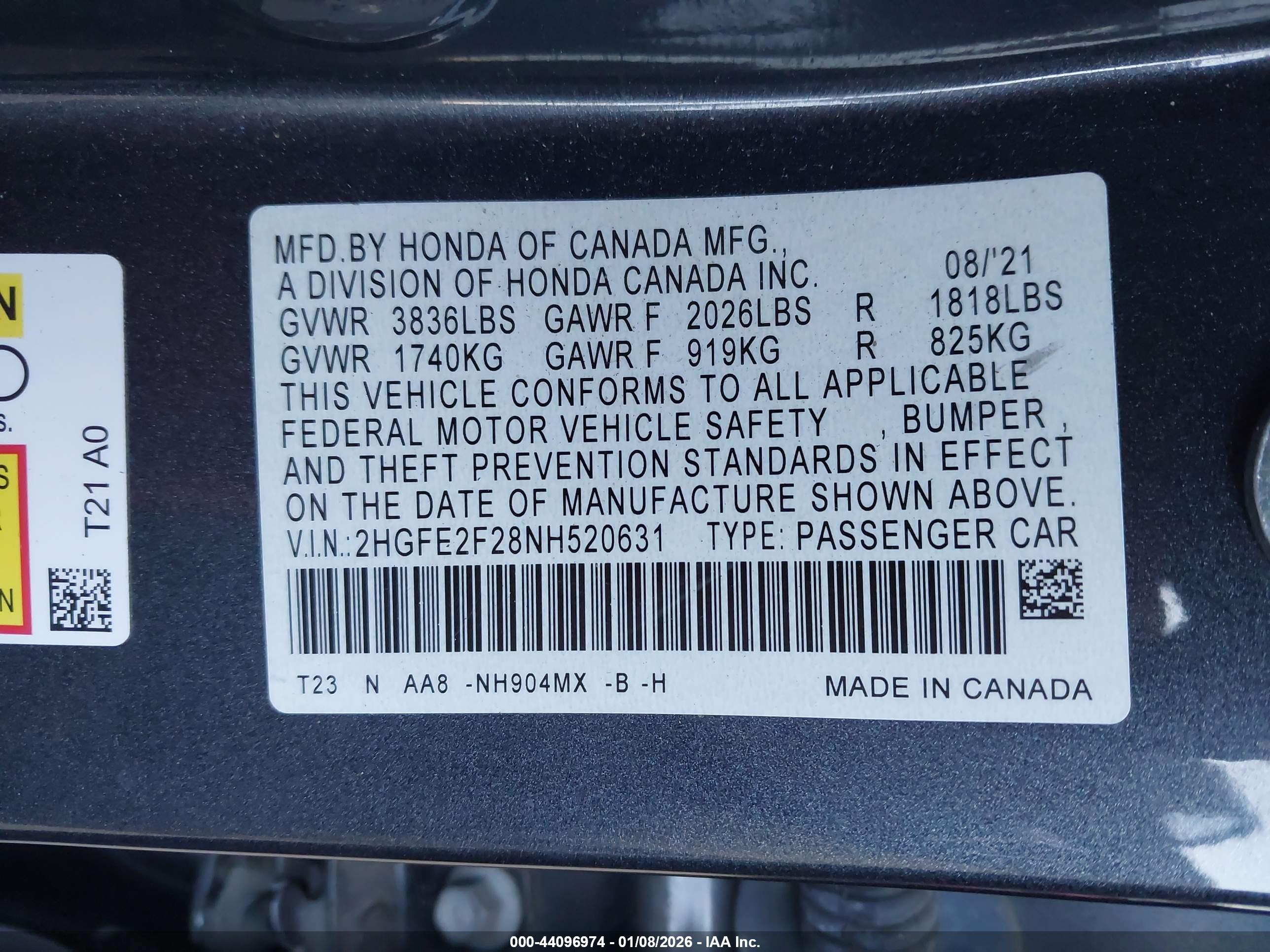 HONDA CIVIC image 9