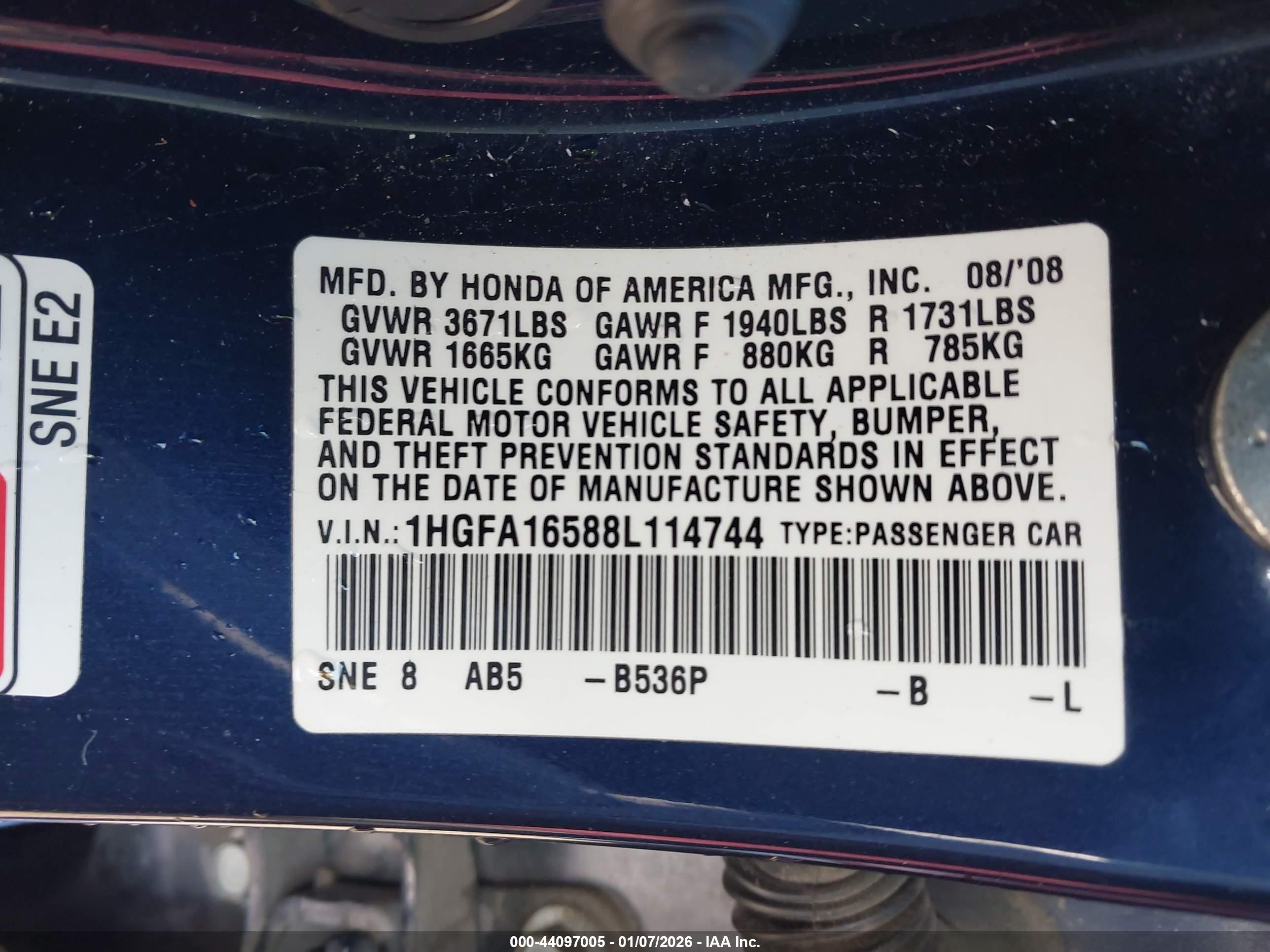 HONDA CIVIC image 9