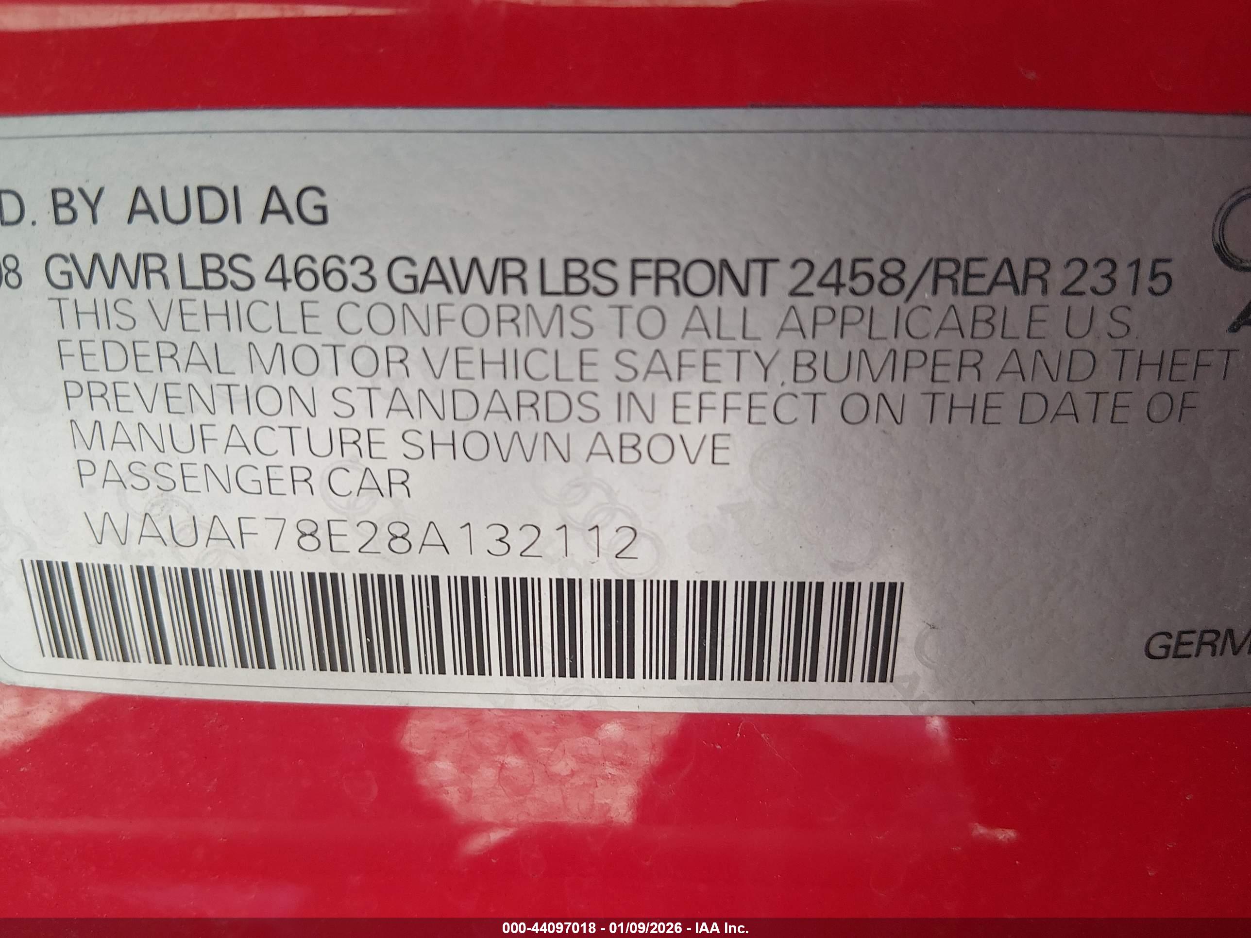 AUDI A4 image 9