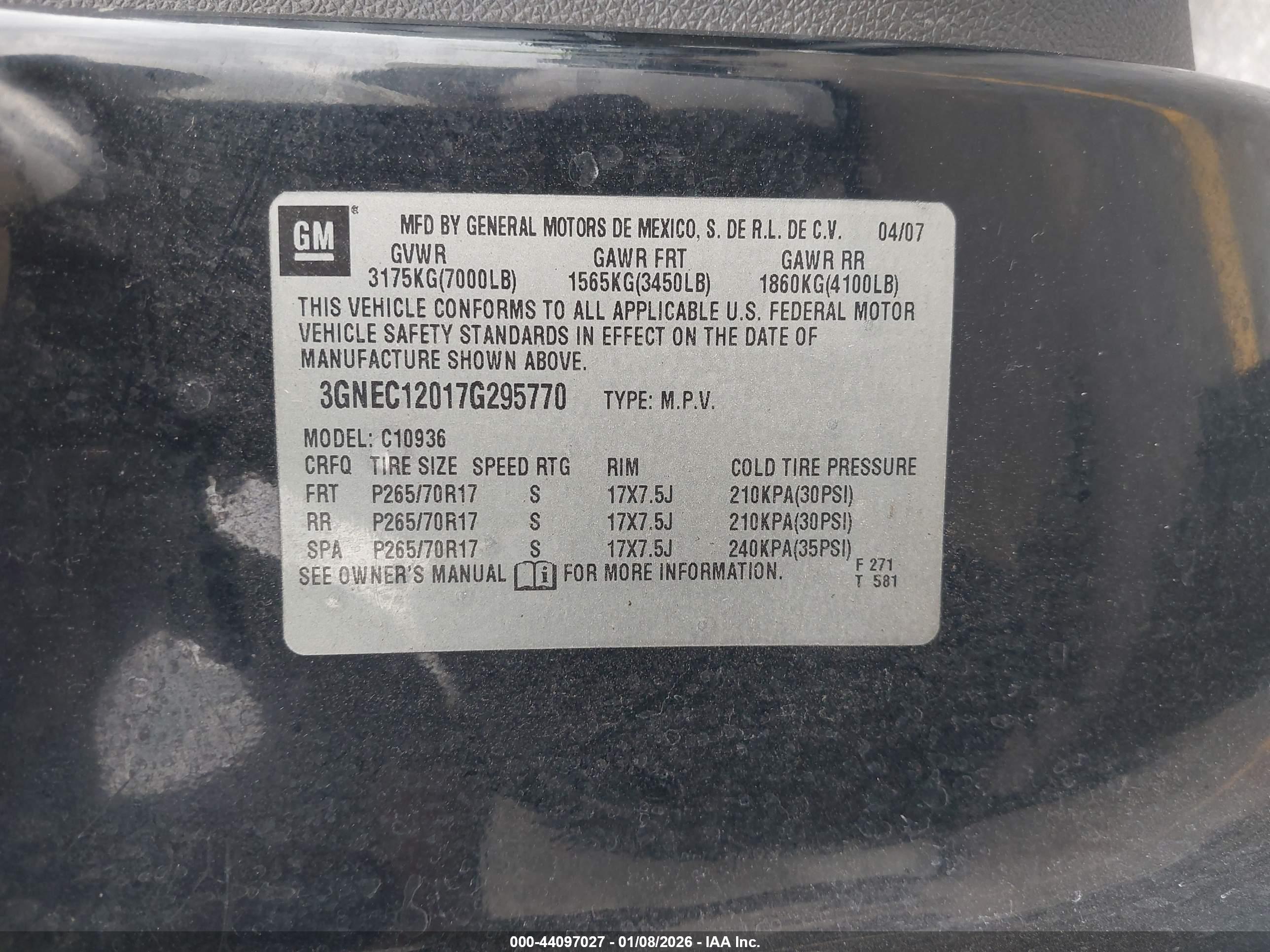 CHEVROLET AVALANCHE image 9