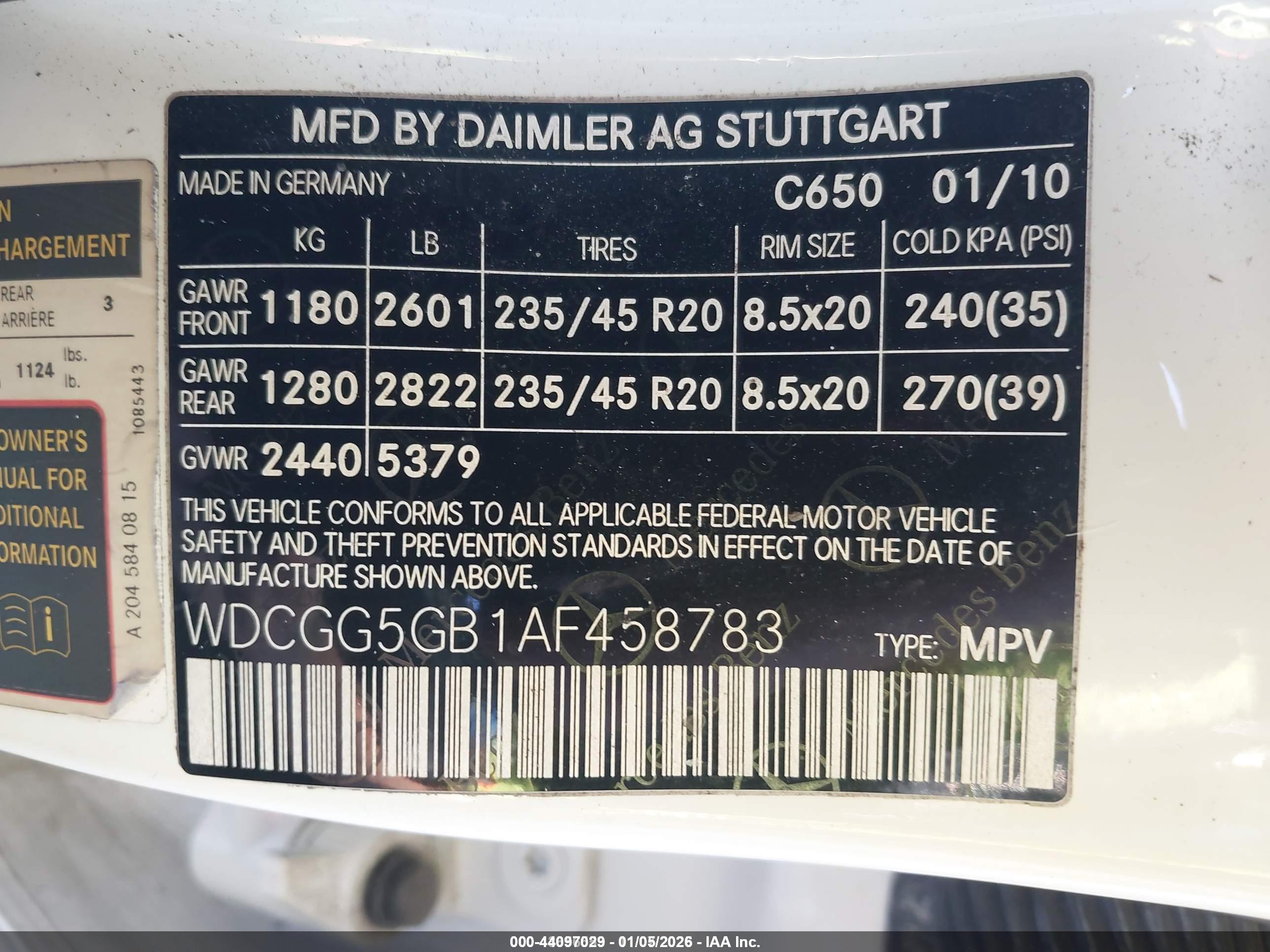 MERCEDES-BENZ GLK image 9