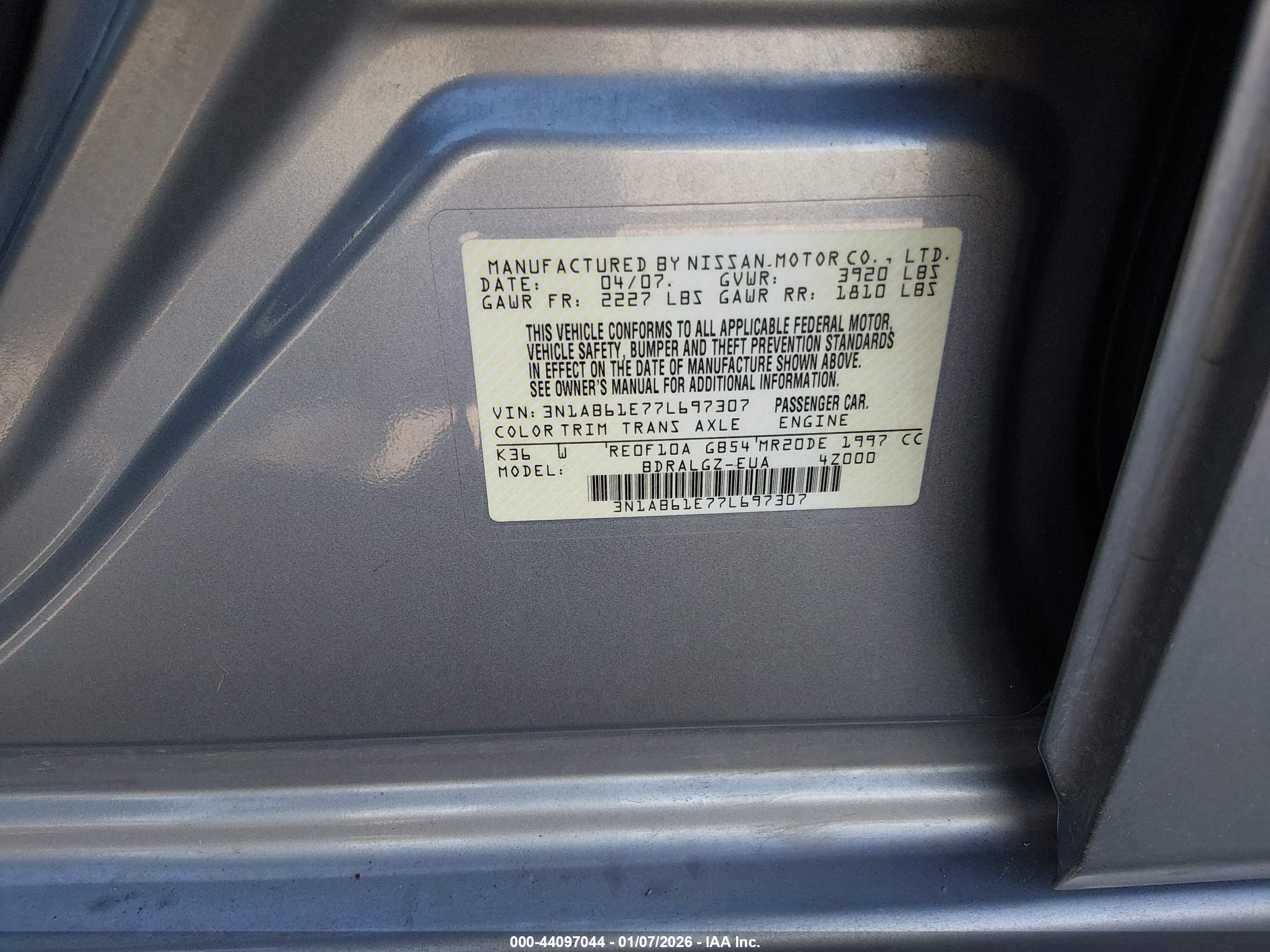 NISSAN SENTRA image 9