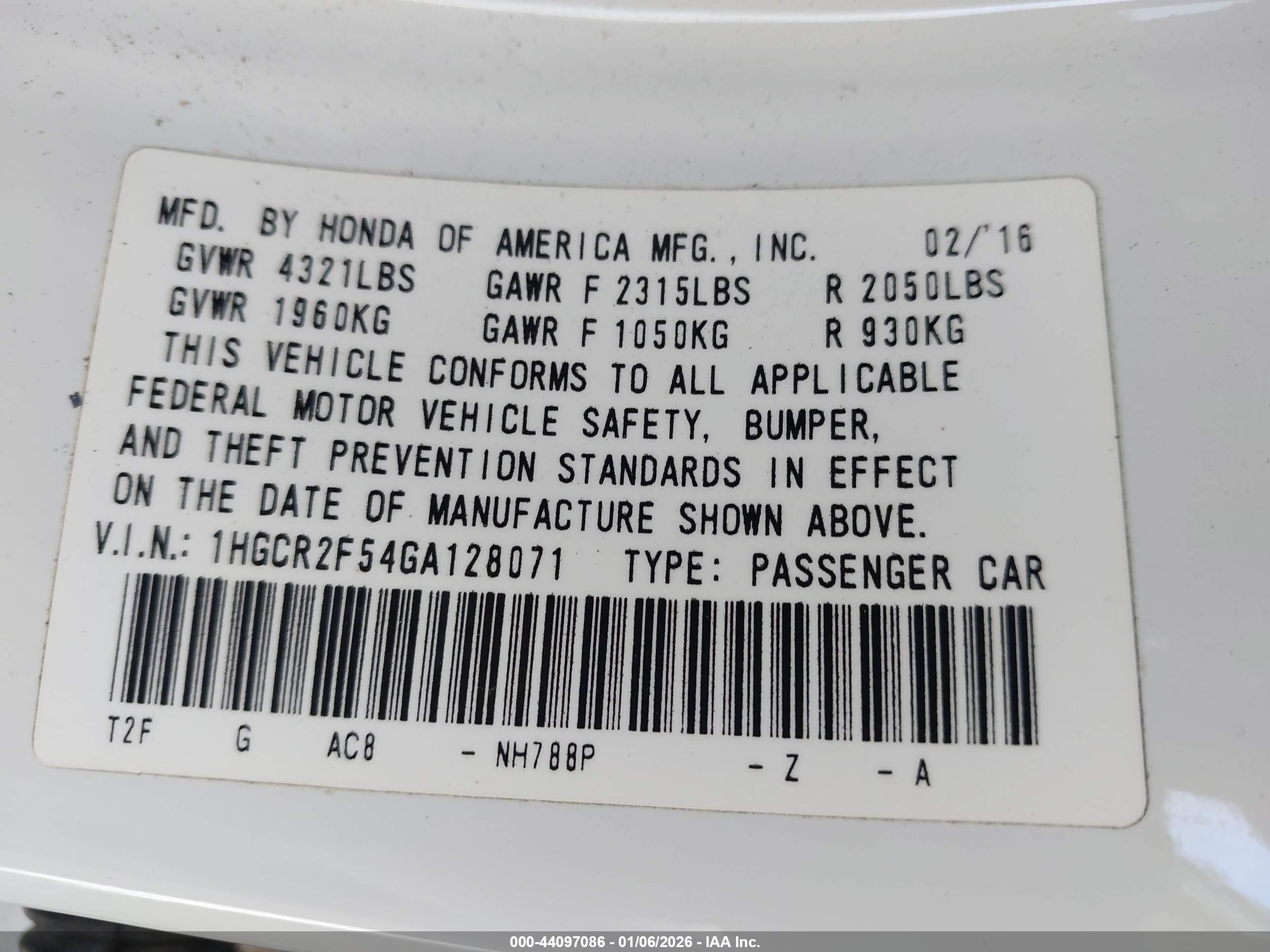 HONDA ACCORD image 9