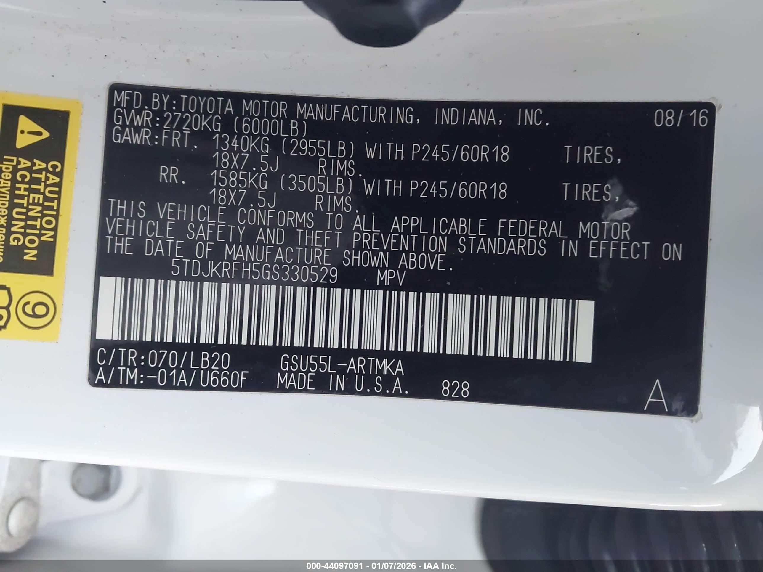 TOYOTA HIGHLANDER image 9