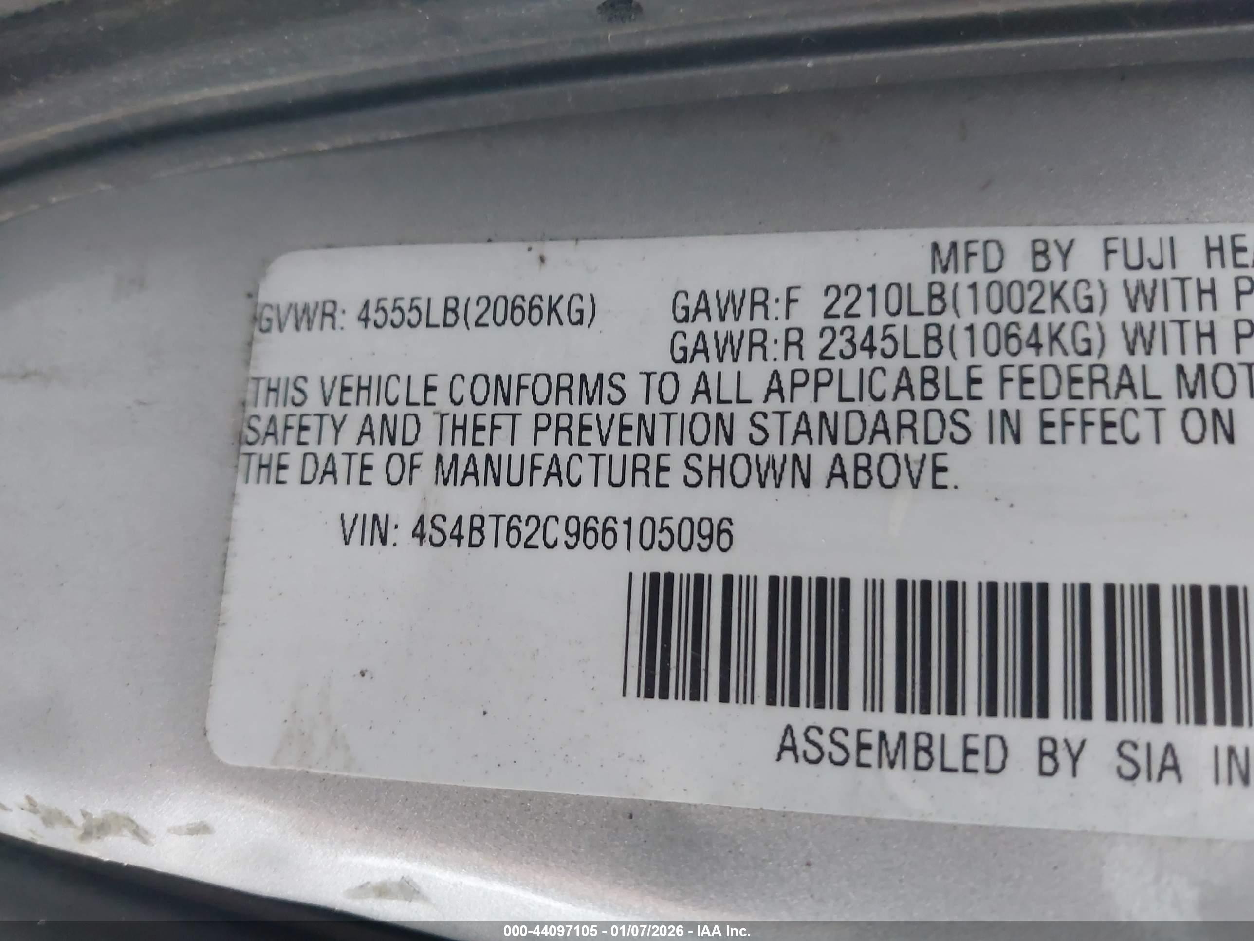 SUBARU BAJA image 9