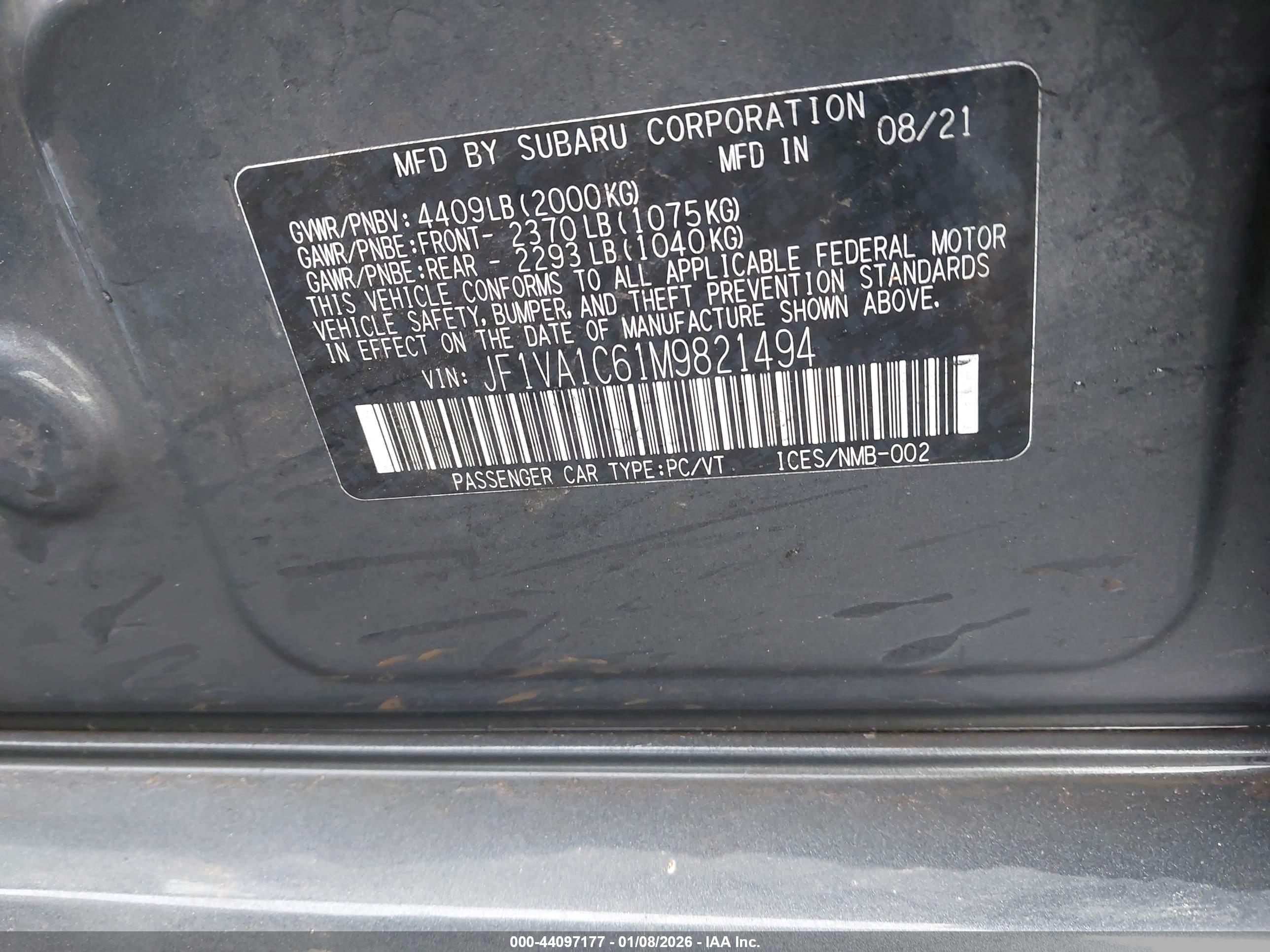 SUBARU WRX image 9