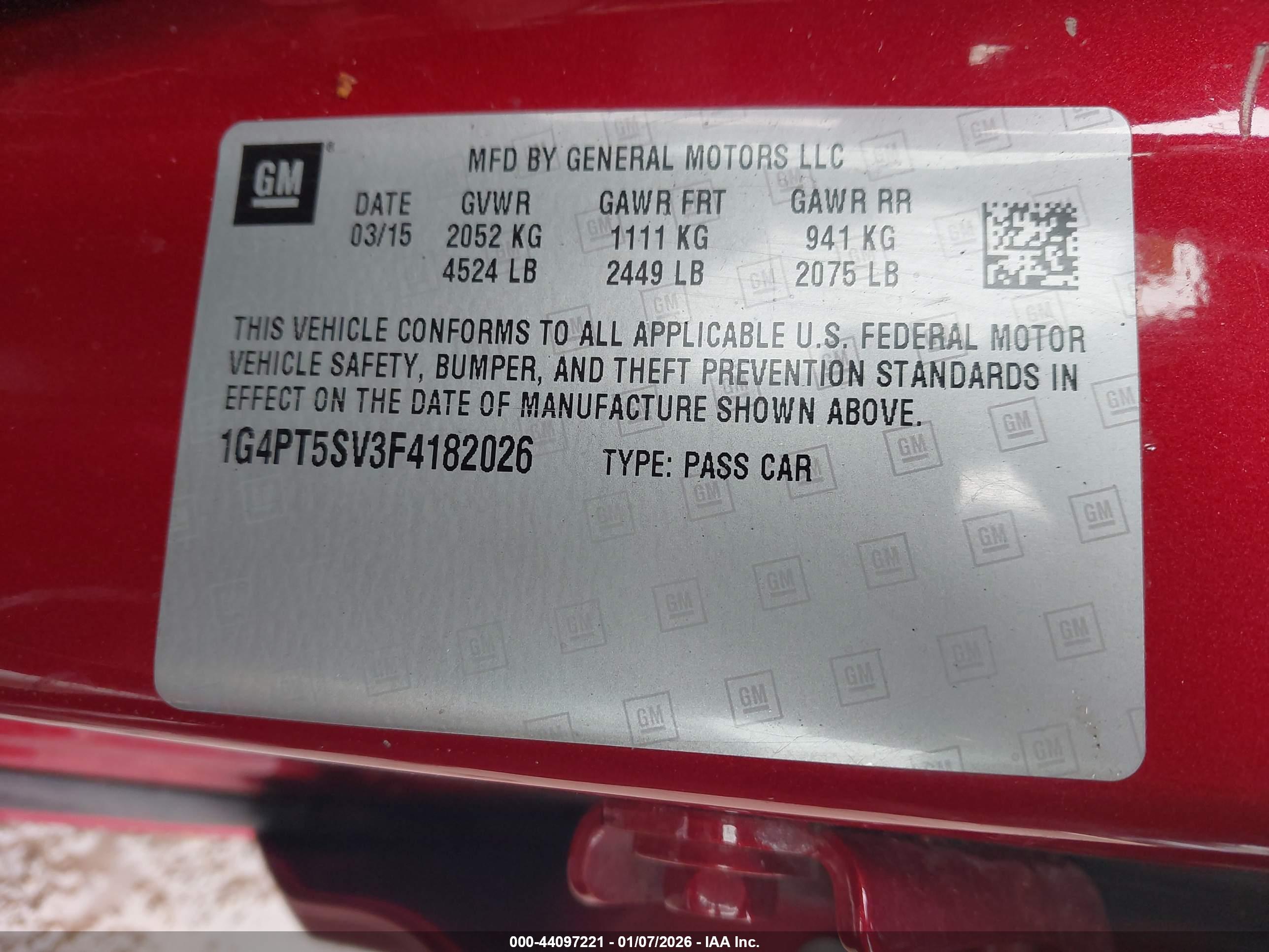 BUICK VERANO image 9
