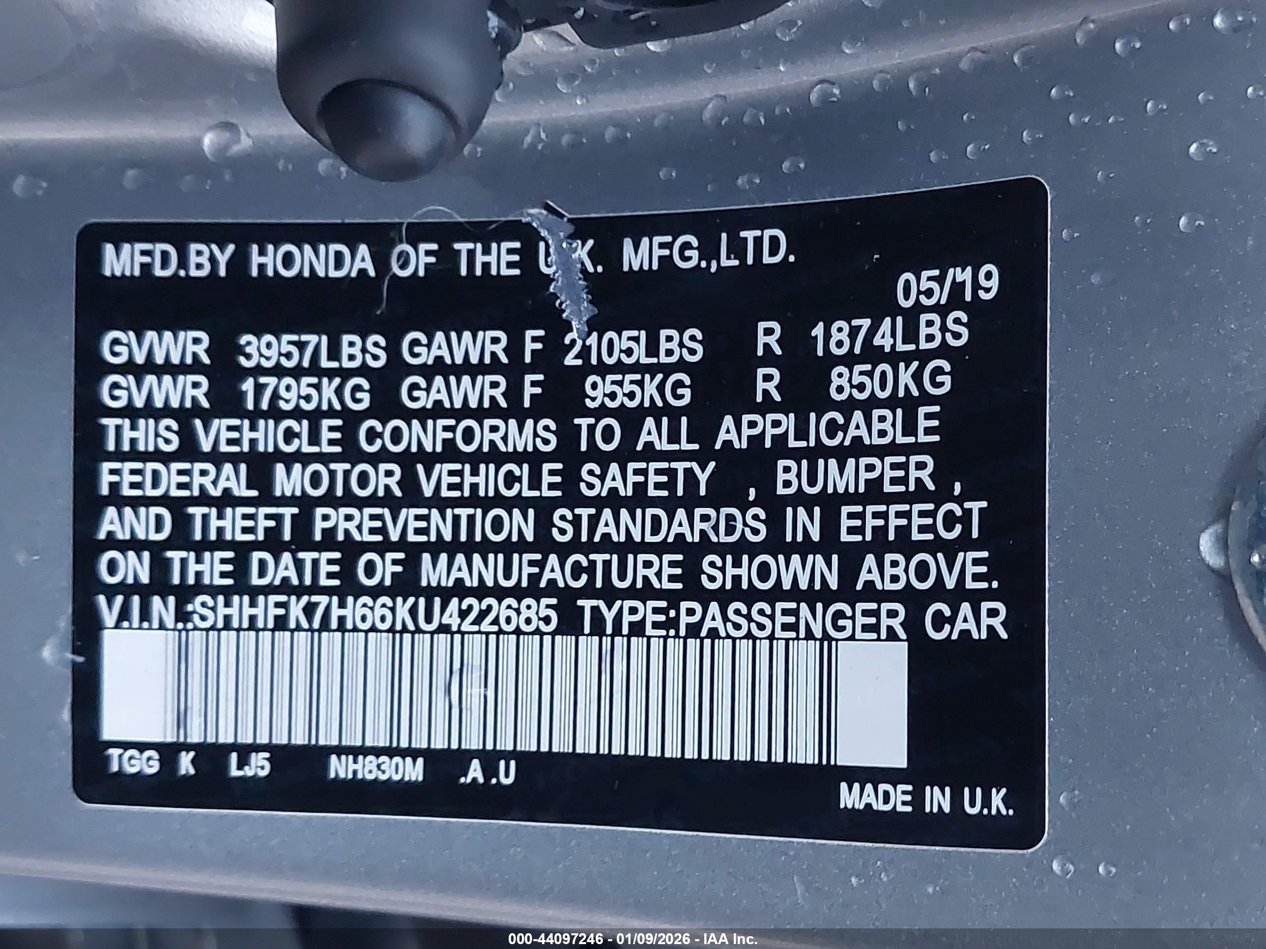 HONDA CIVIC image 9