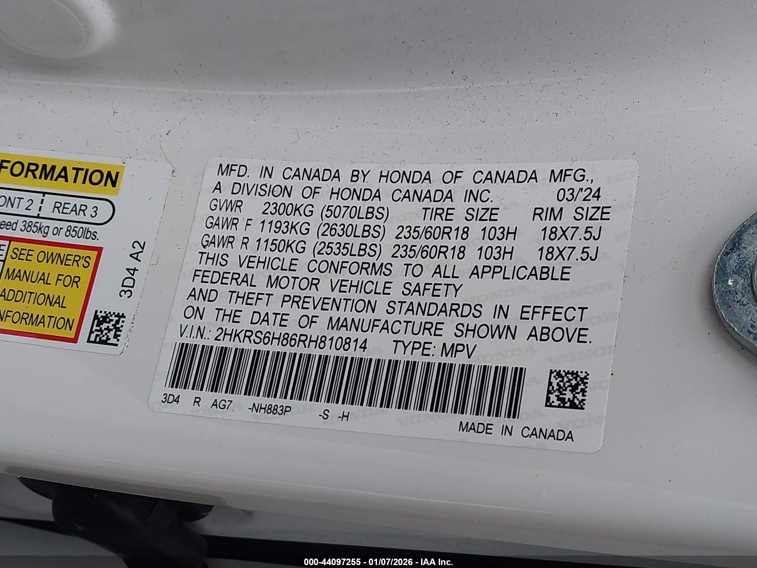 HONDA CR-V image 9