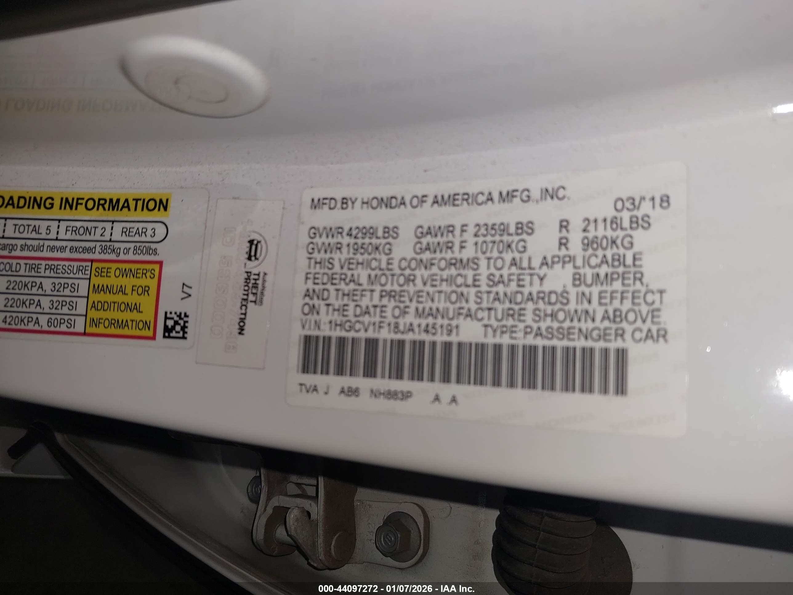 HONDA ACCORD image 9