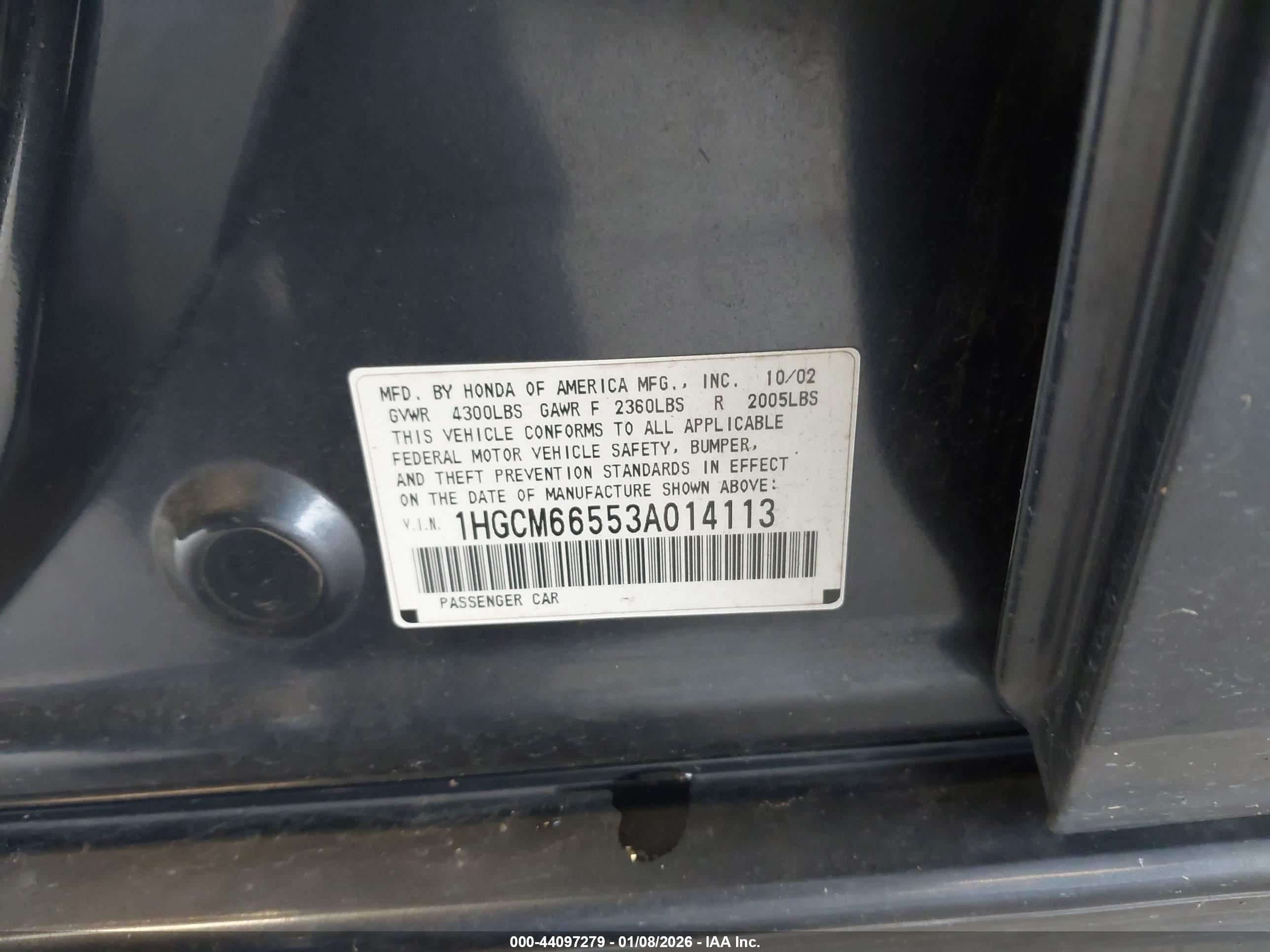 HONDA ACCORD image 9