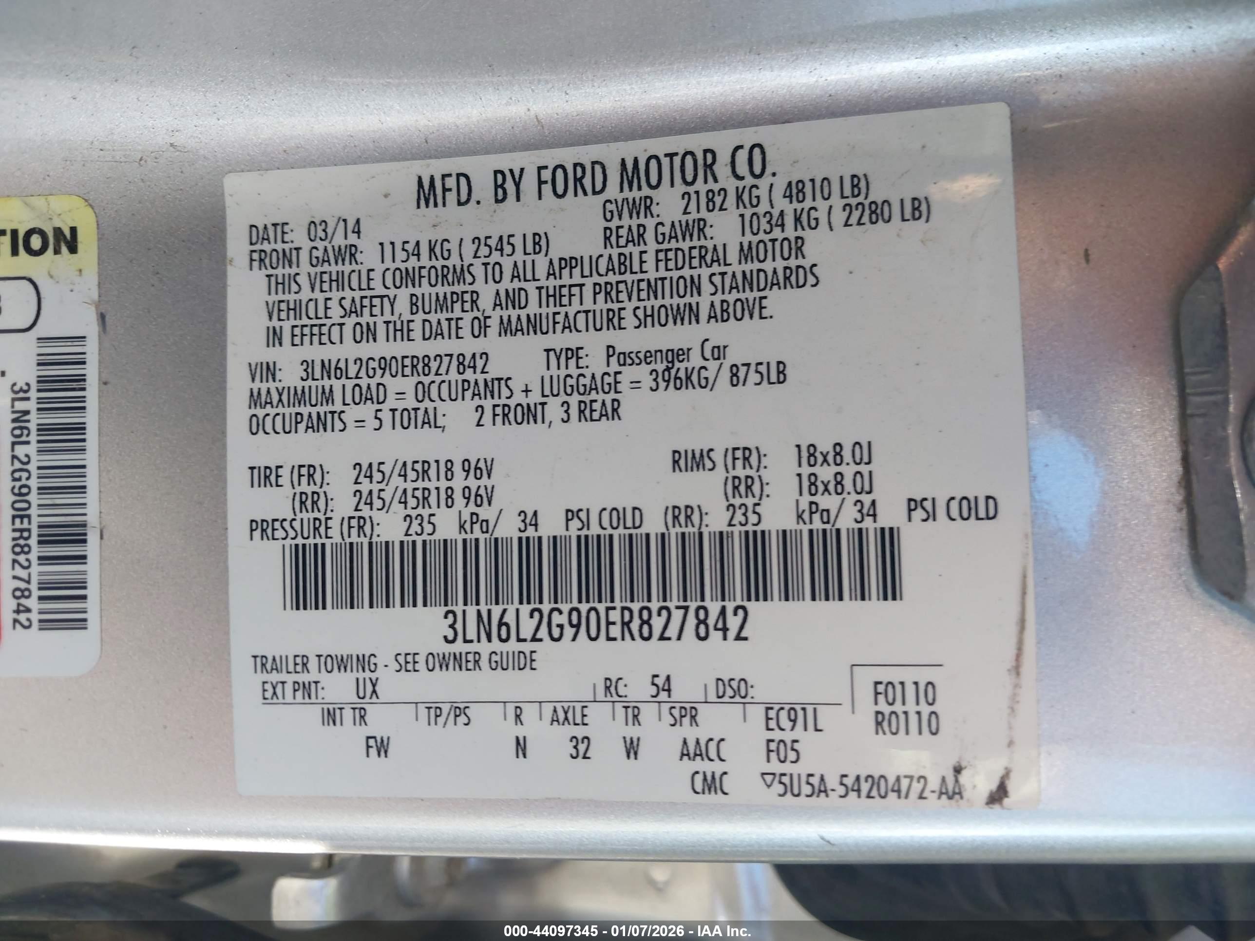 LINCOLN MKZ image 9