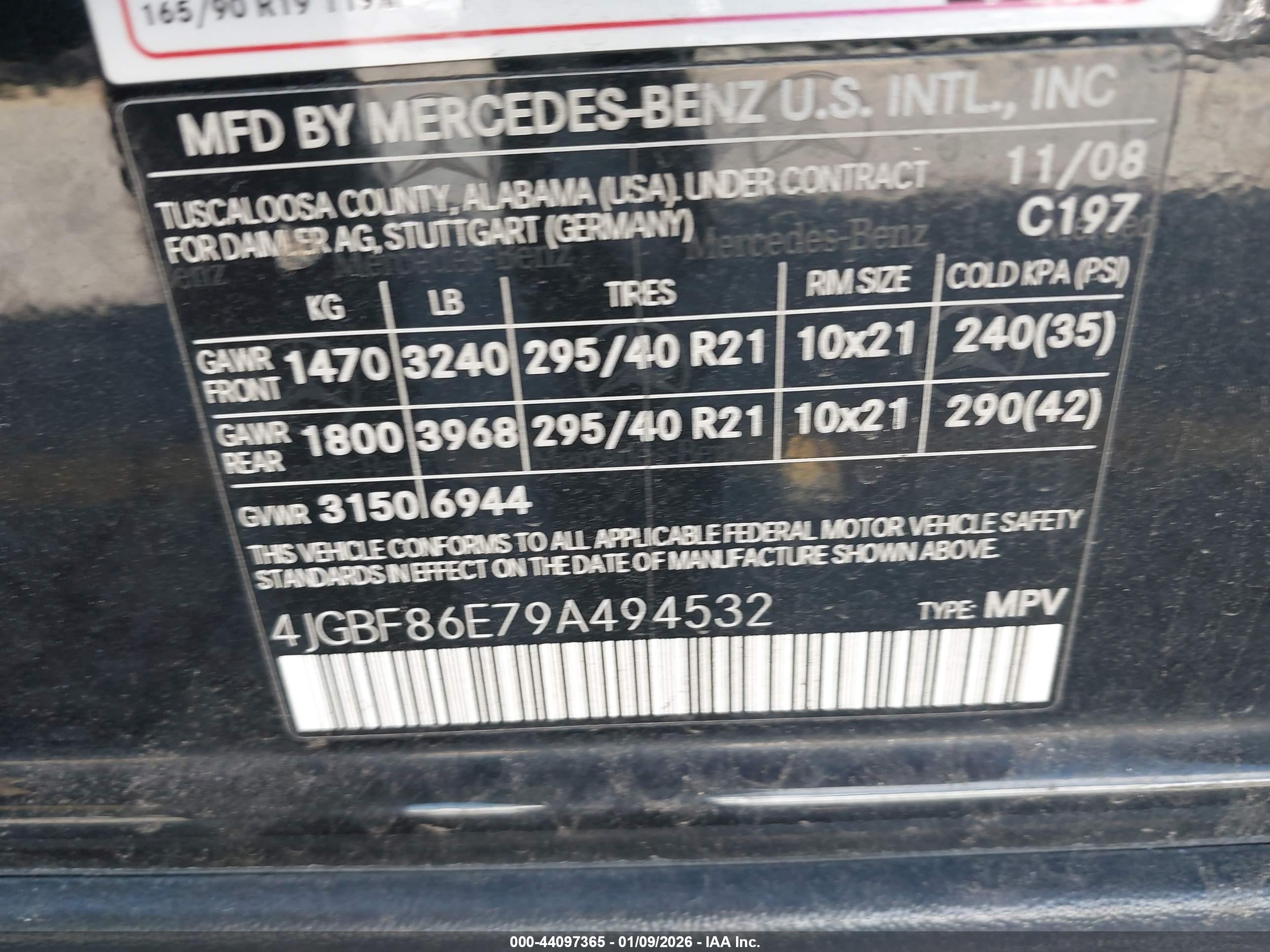 MERCEDES-BENZ GL image 9