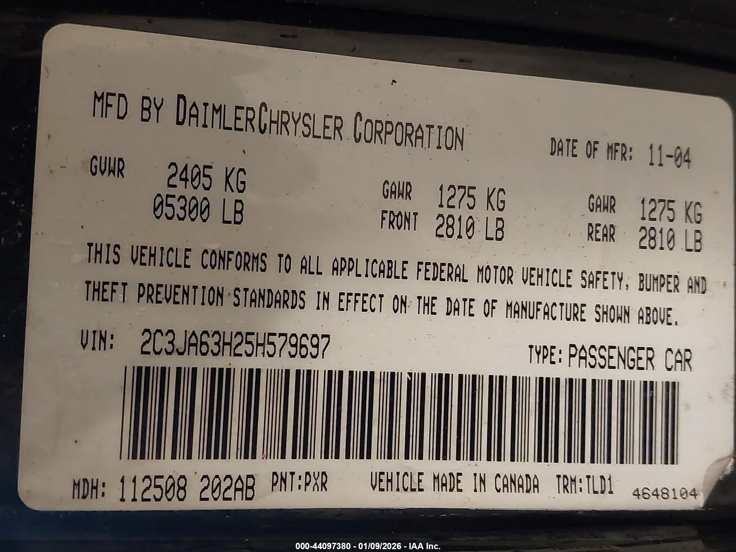 CHRYSLER 300C image 9