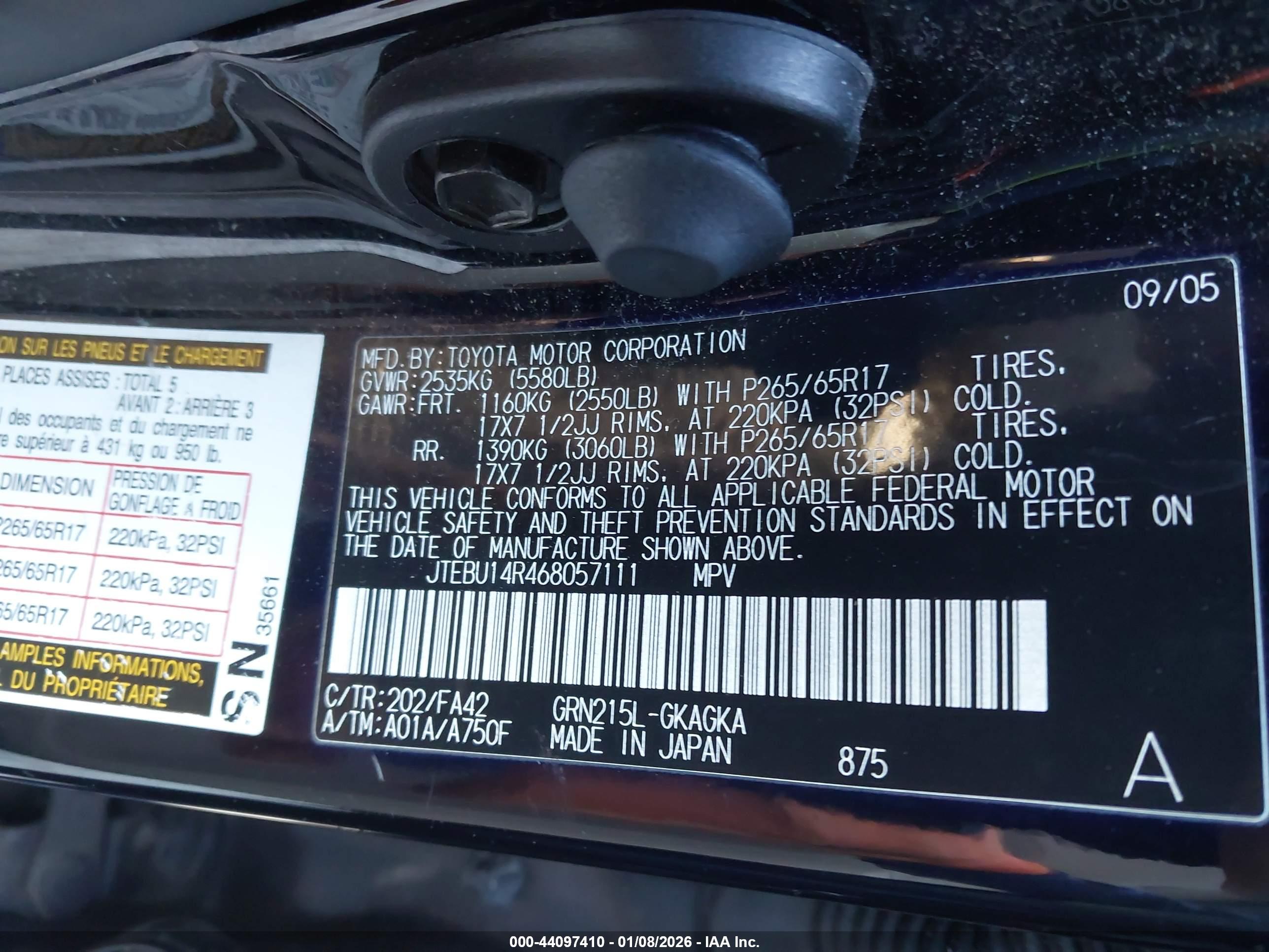 TOYOTA 4RUNNER image 9