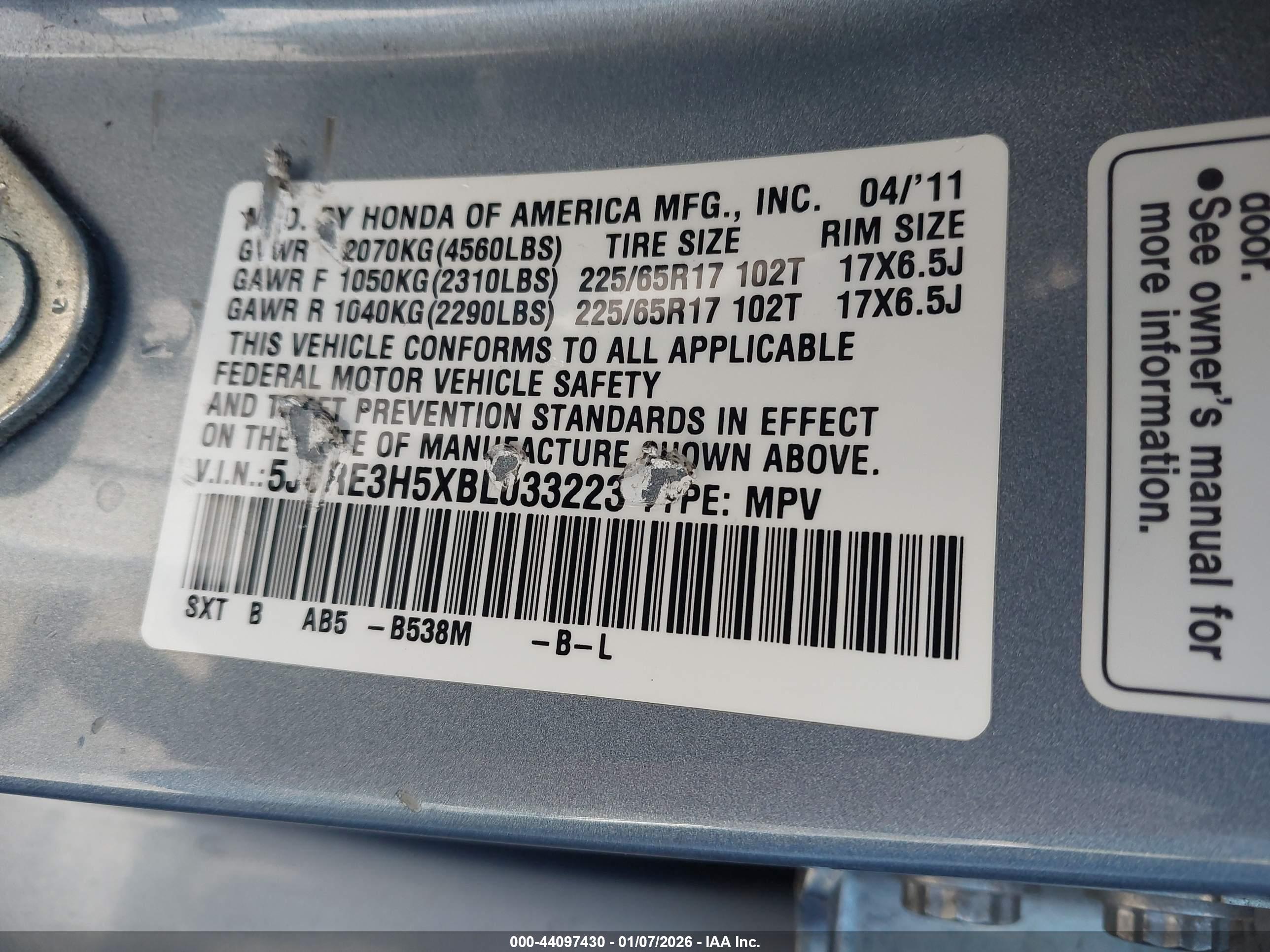 HONDA CR-V image 9