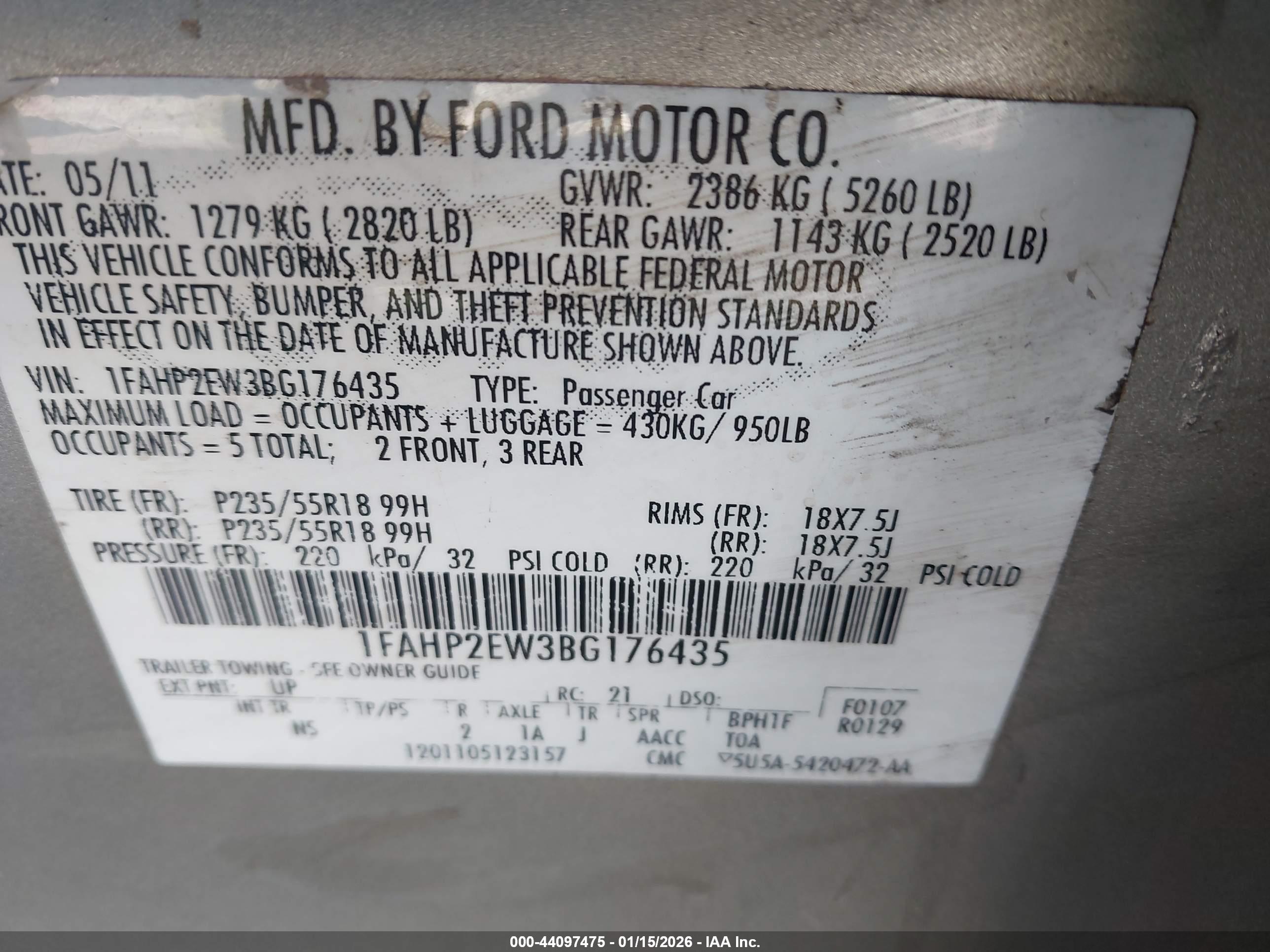 FORD TAURUS image 9