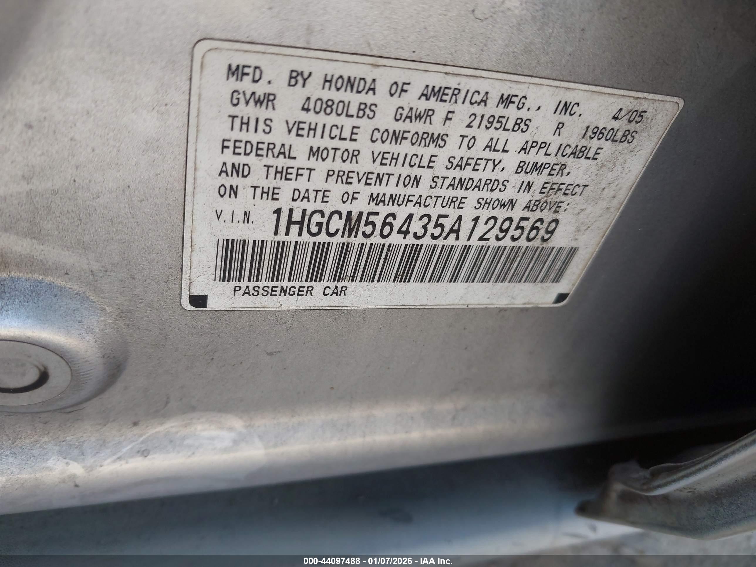 HONDA ACCORD image 9