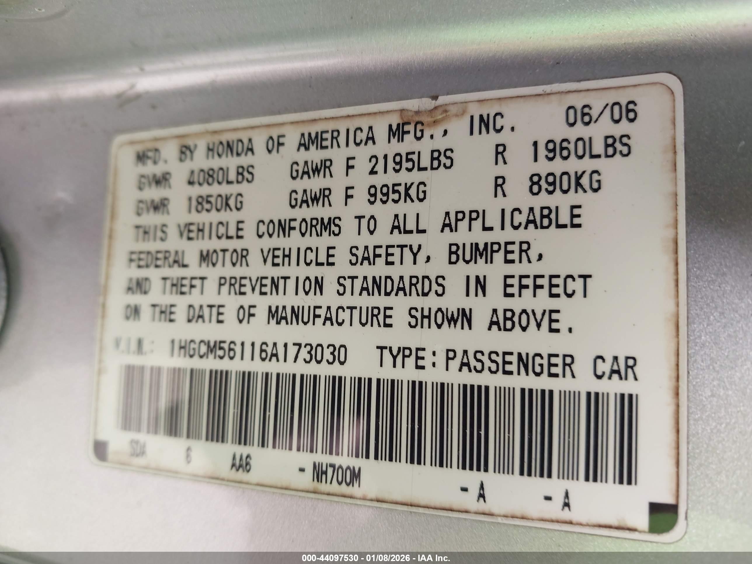 HONDA ACCORD image 9