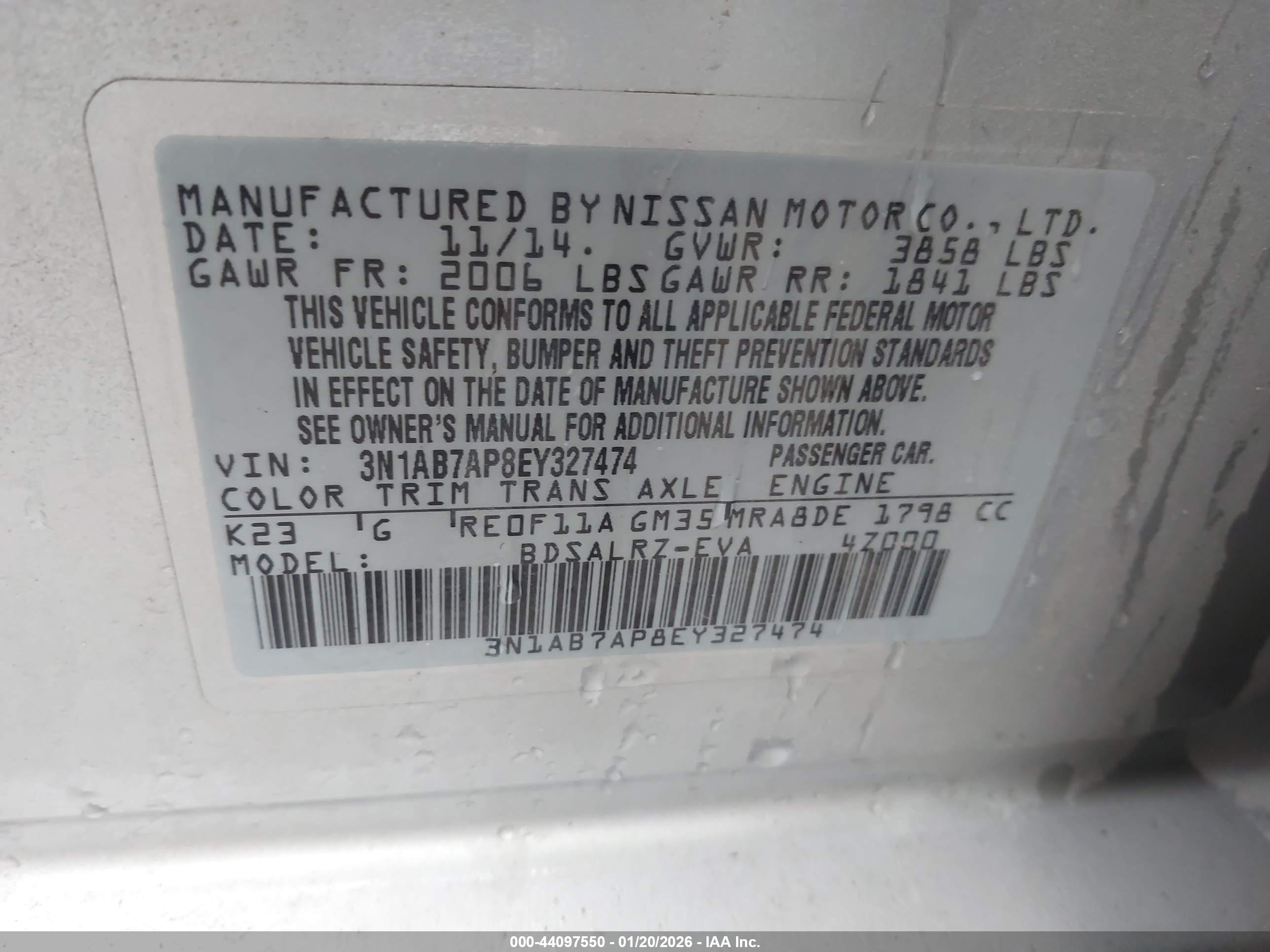 NISSAN SENTRA image 9